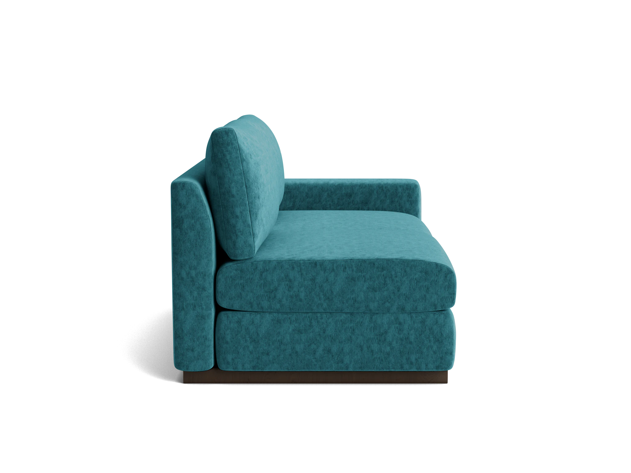 holt single arm loveseat prime peacock