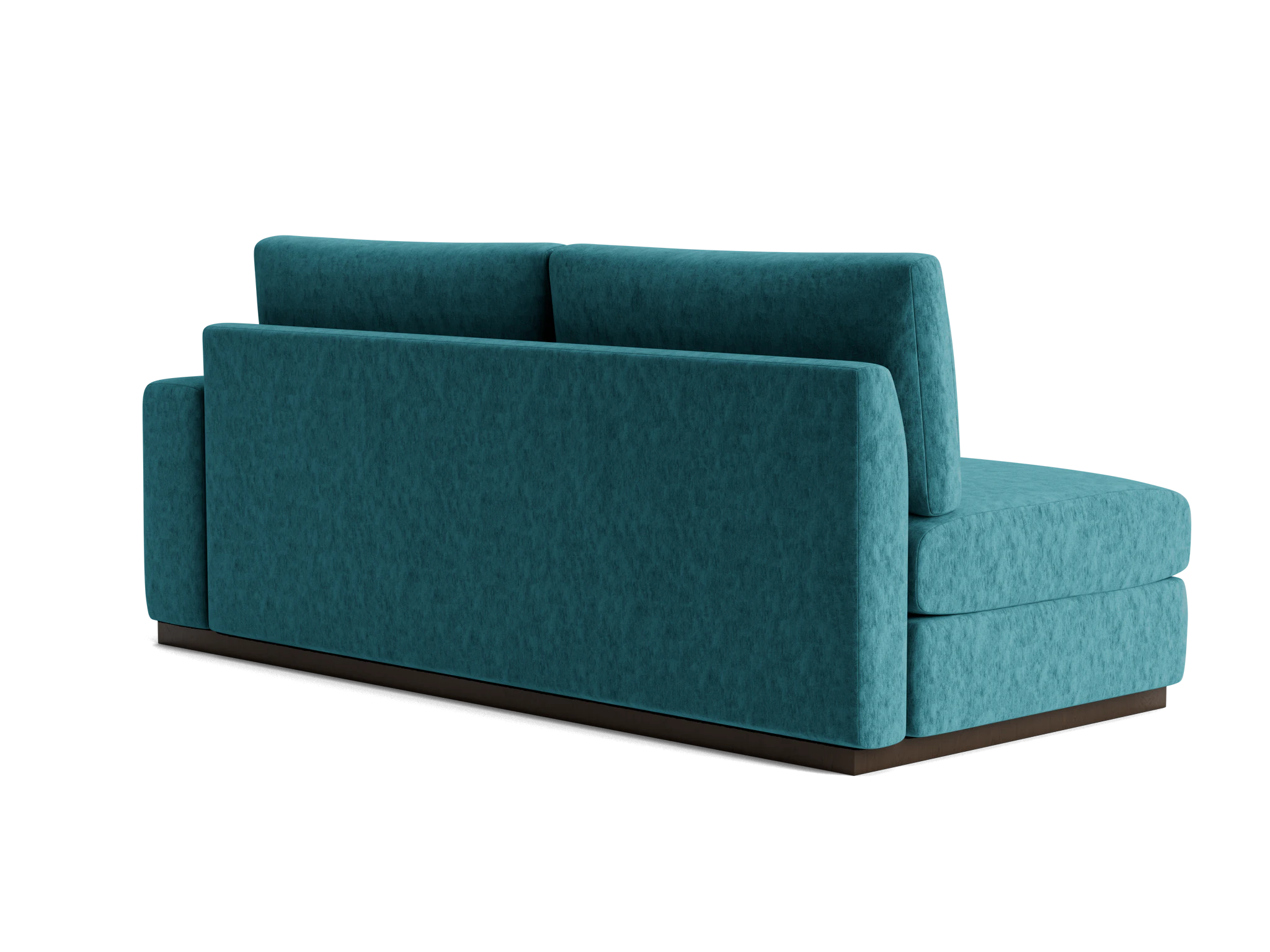 holt single arm loveseat prime peacock