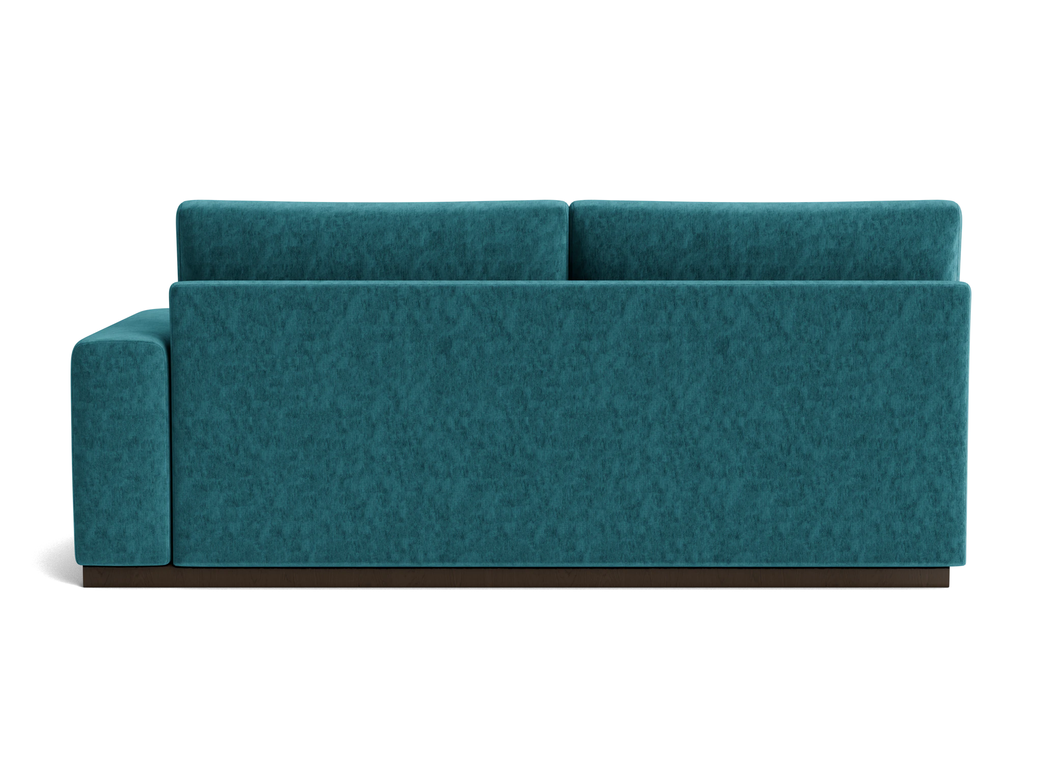holt single arm loveseat prime peacock