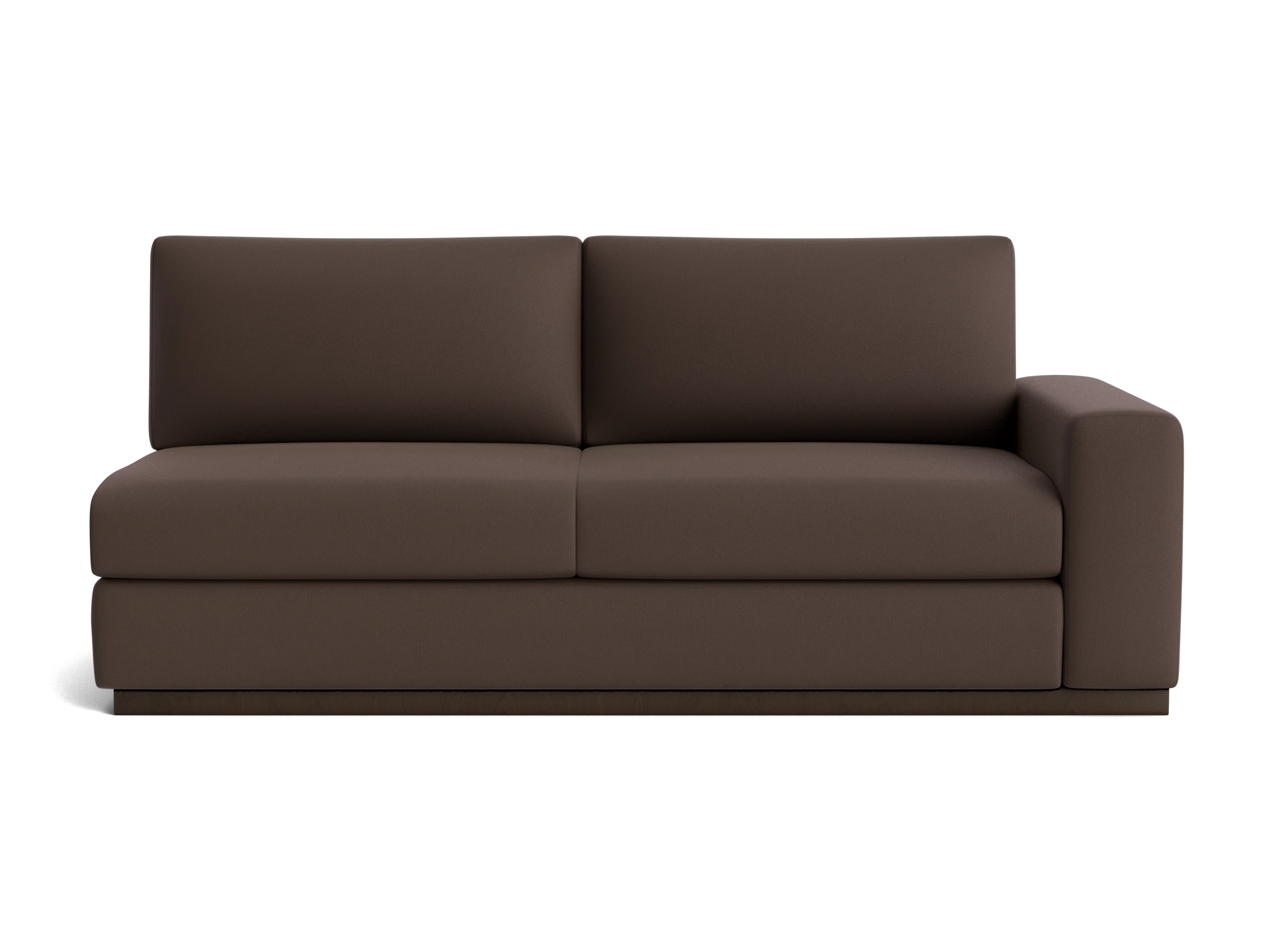 holt single arm loveseat washed california shadow