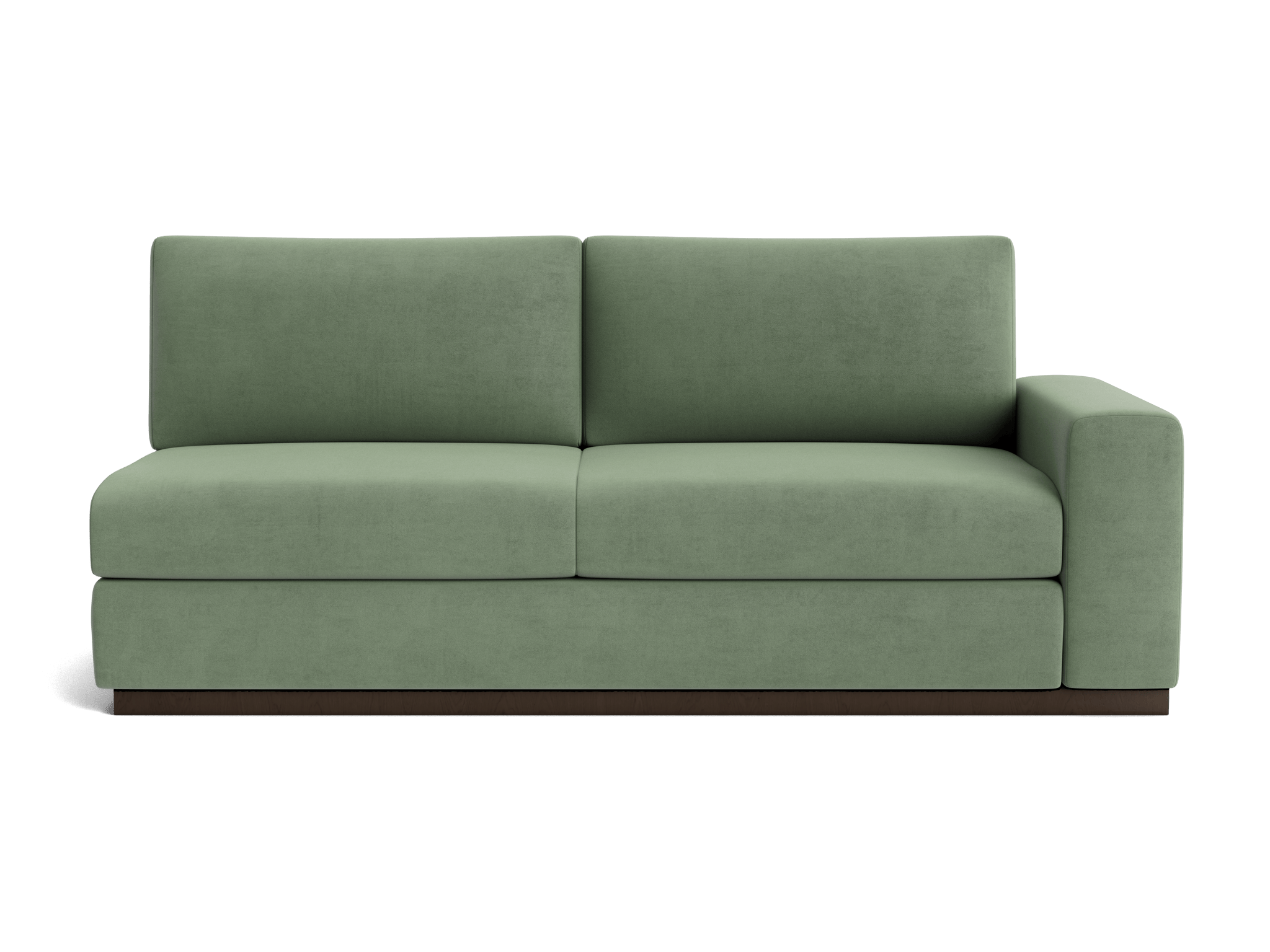 holt single arm loveseat royale sage