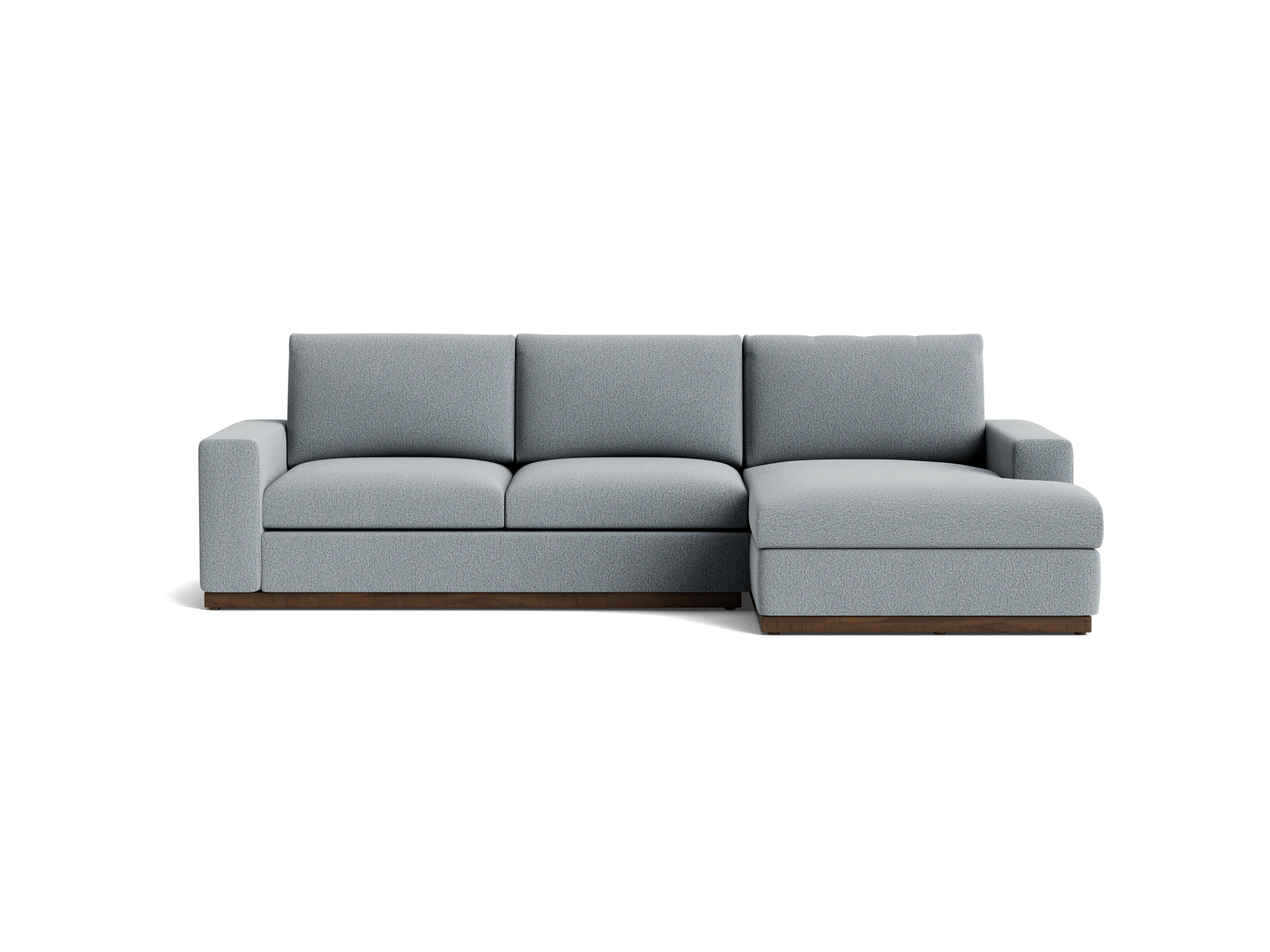 holt sectional synergy pewter