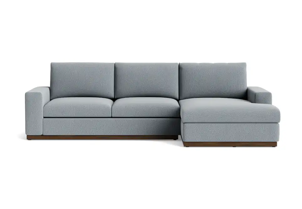 holt sectional synergy pewter