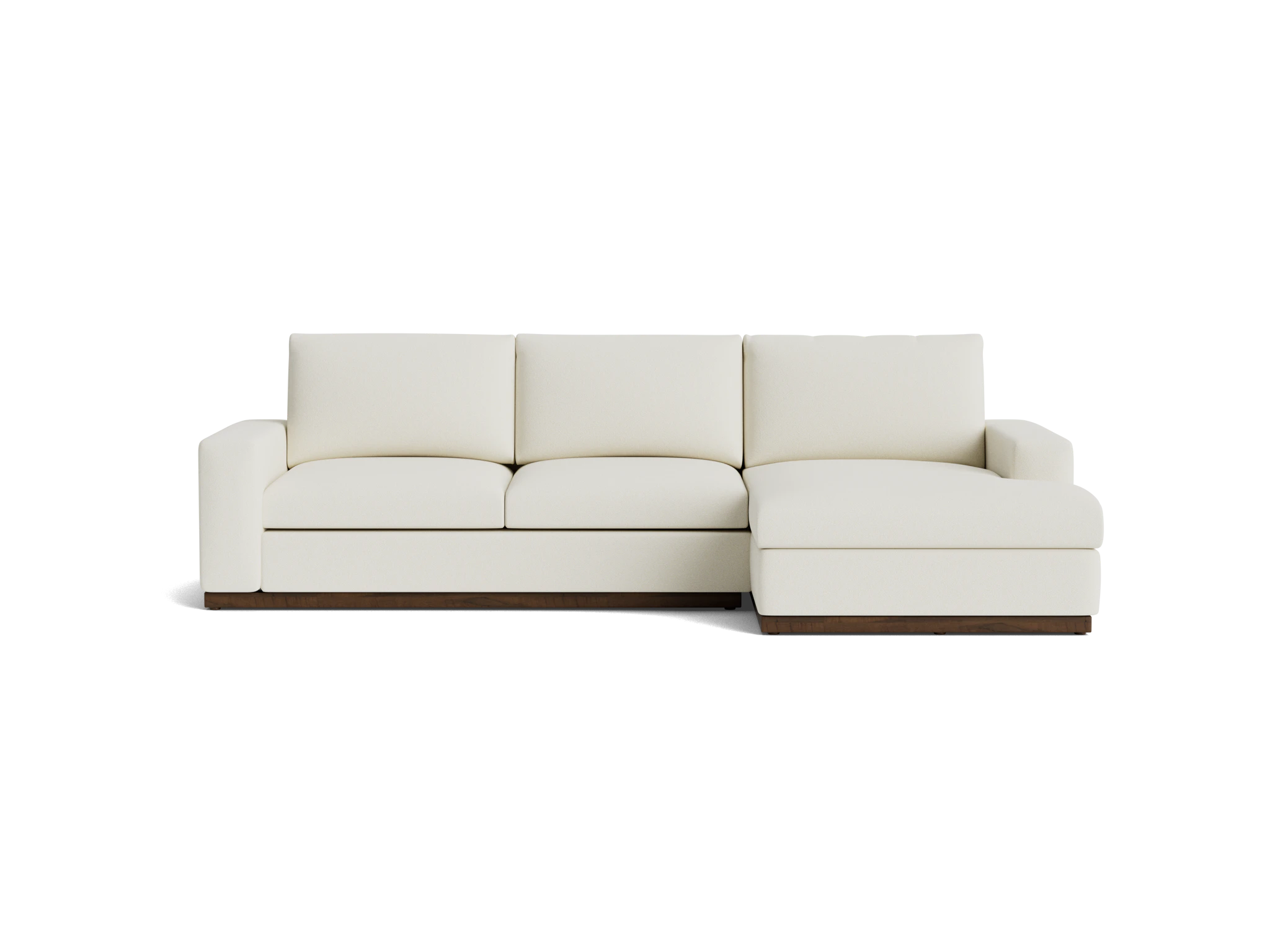 holt sectional tussah snow