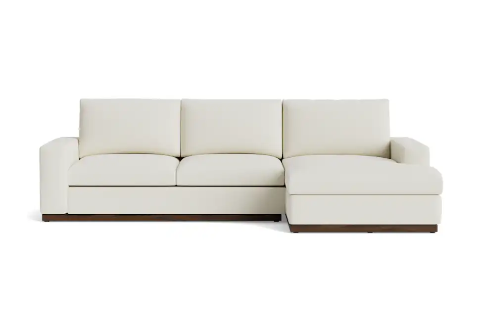 holt sectional tussah snow