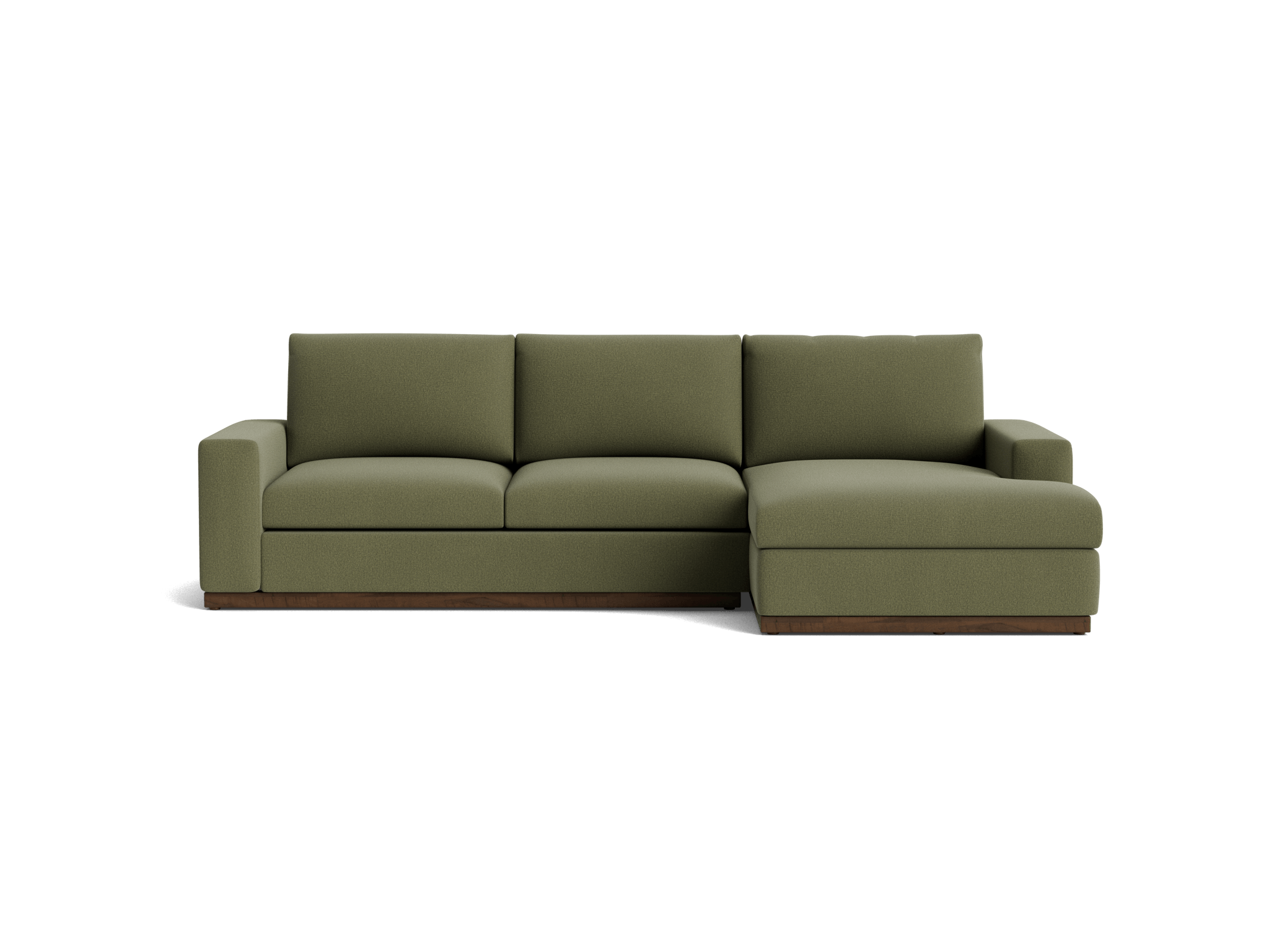 holt sectional faithful olive