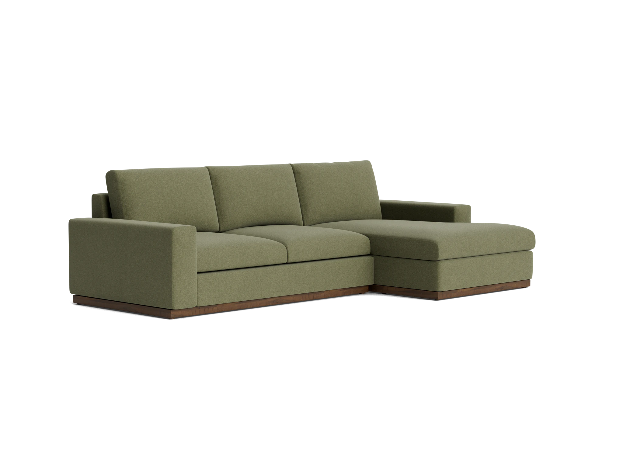 holt sectional faithful olive