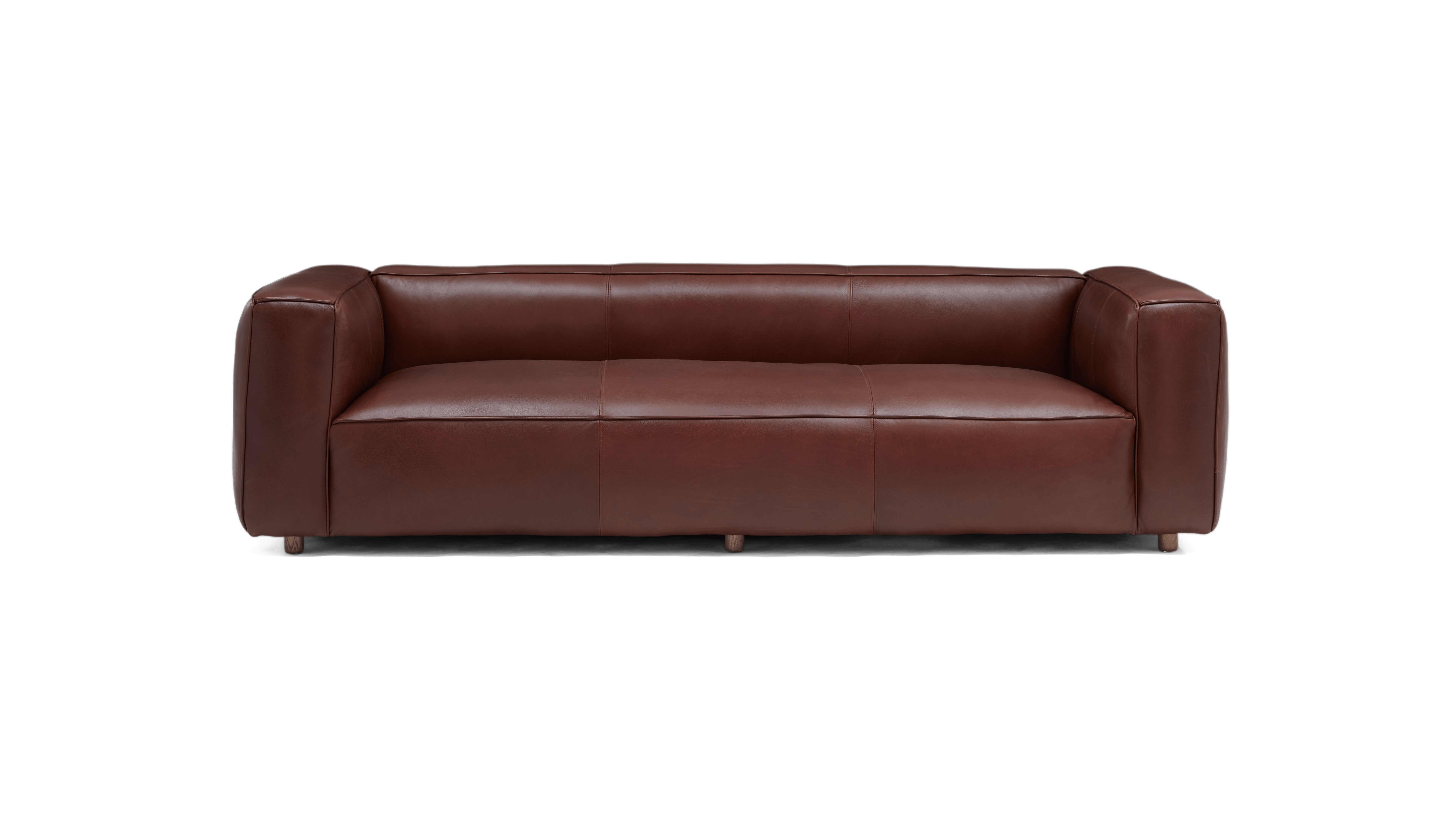 jaxon leather sofa reynoso chocolate
