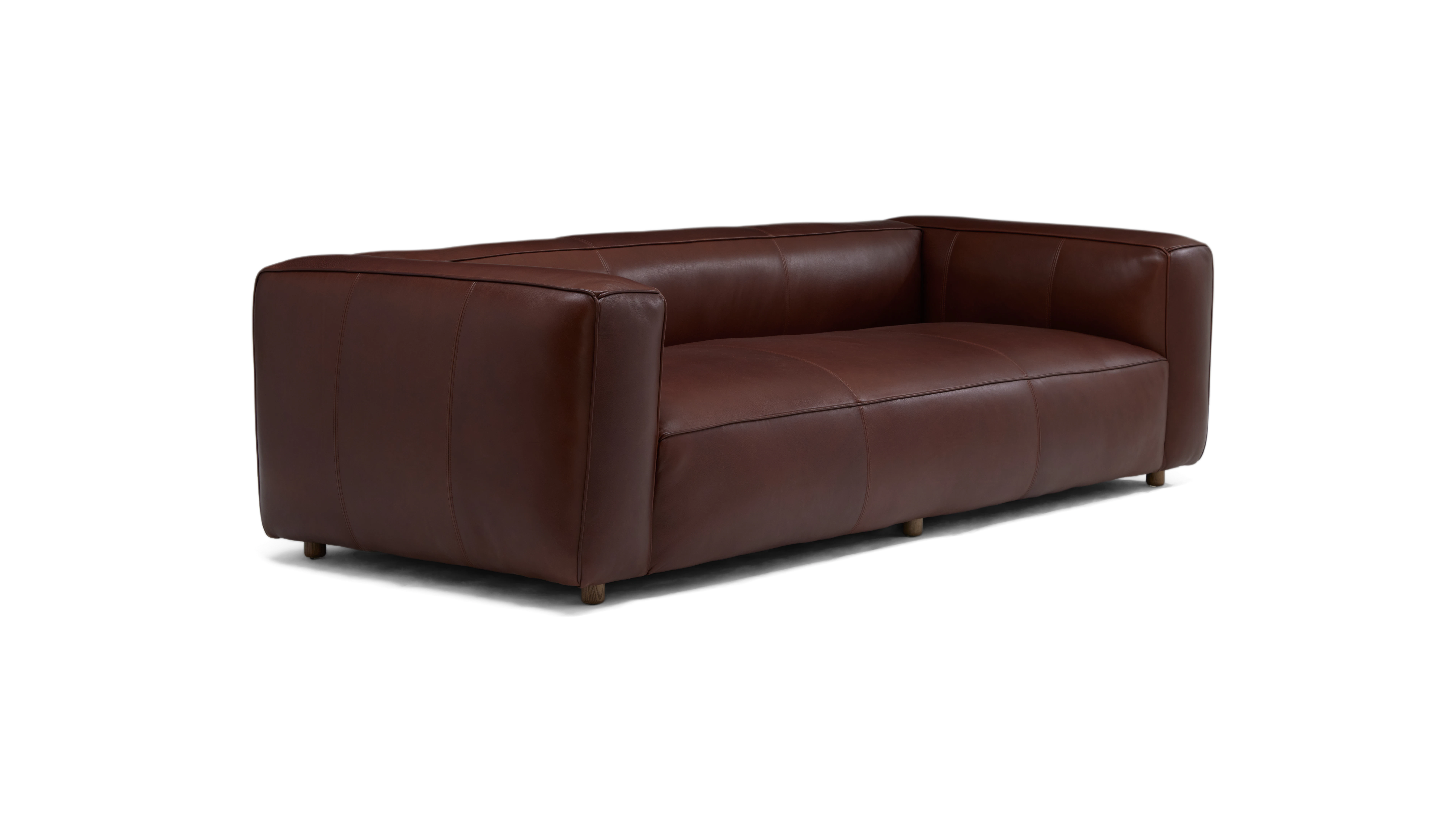 jaxon leather sofa reynoso chocolate