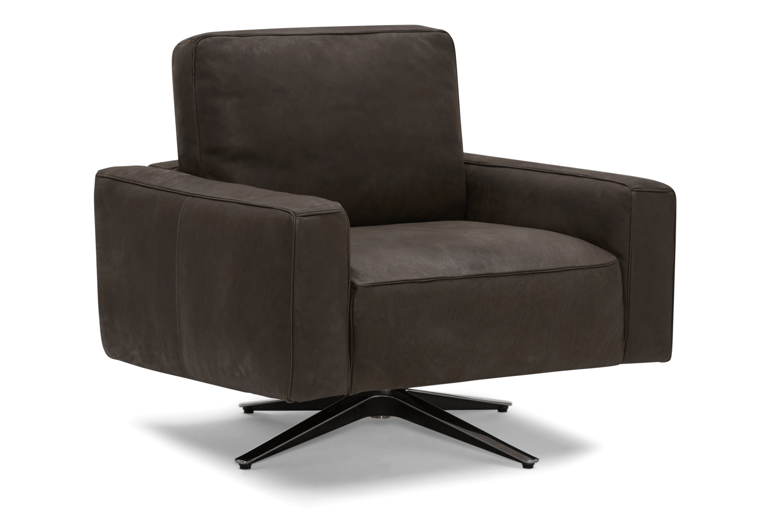 nova leather swivel chair toledo graphite