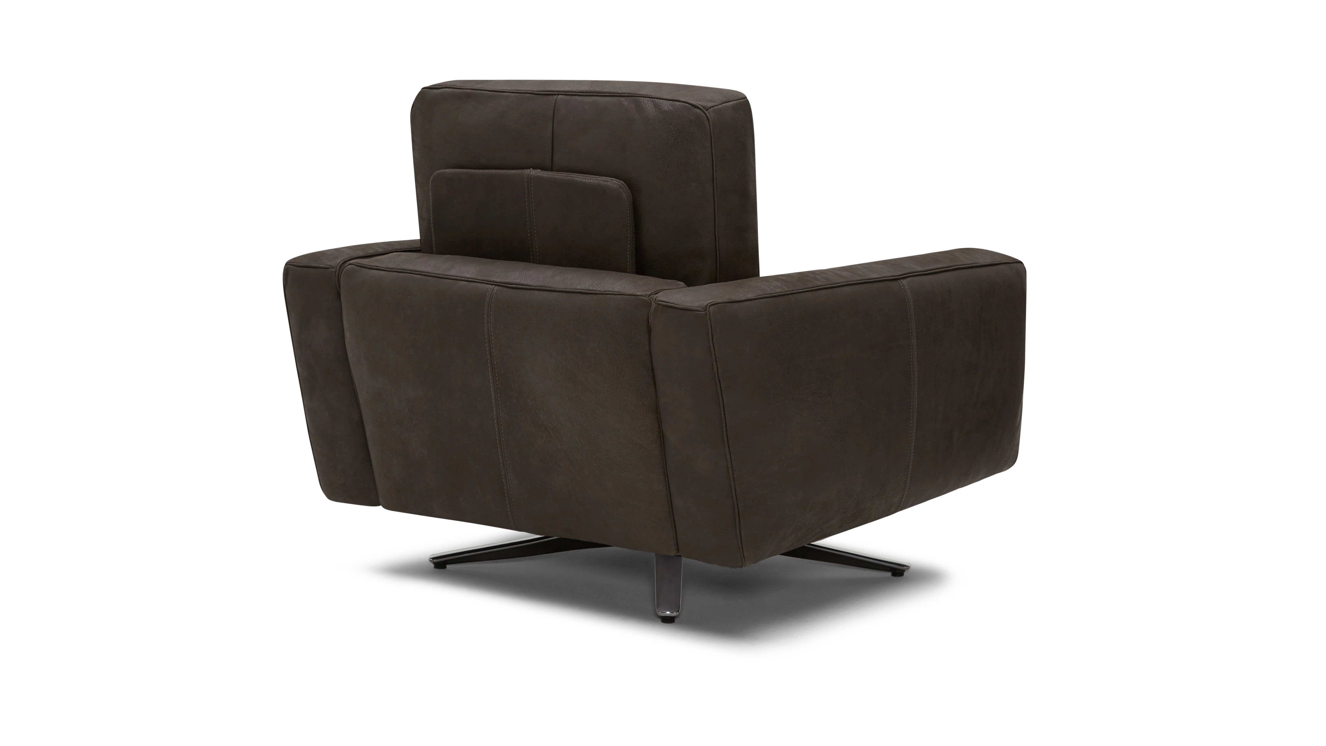 nova leather swivel chair toledo graphite
