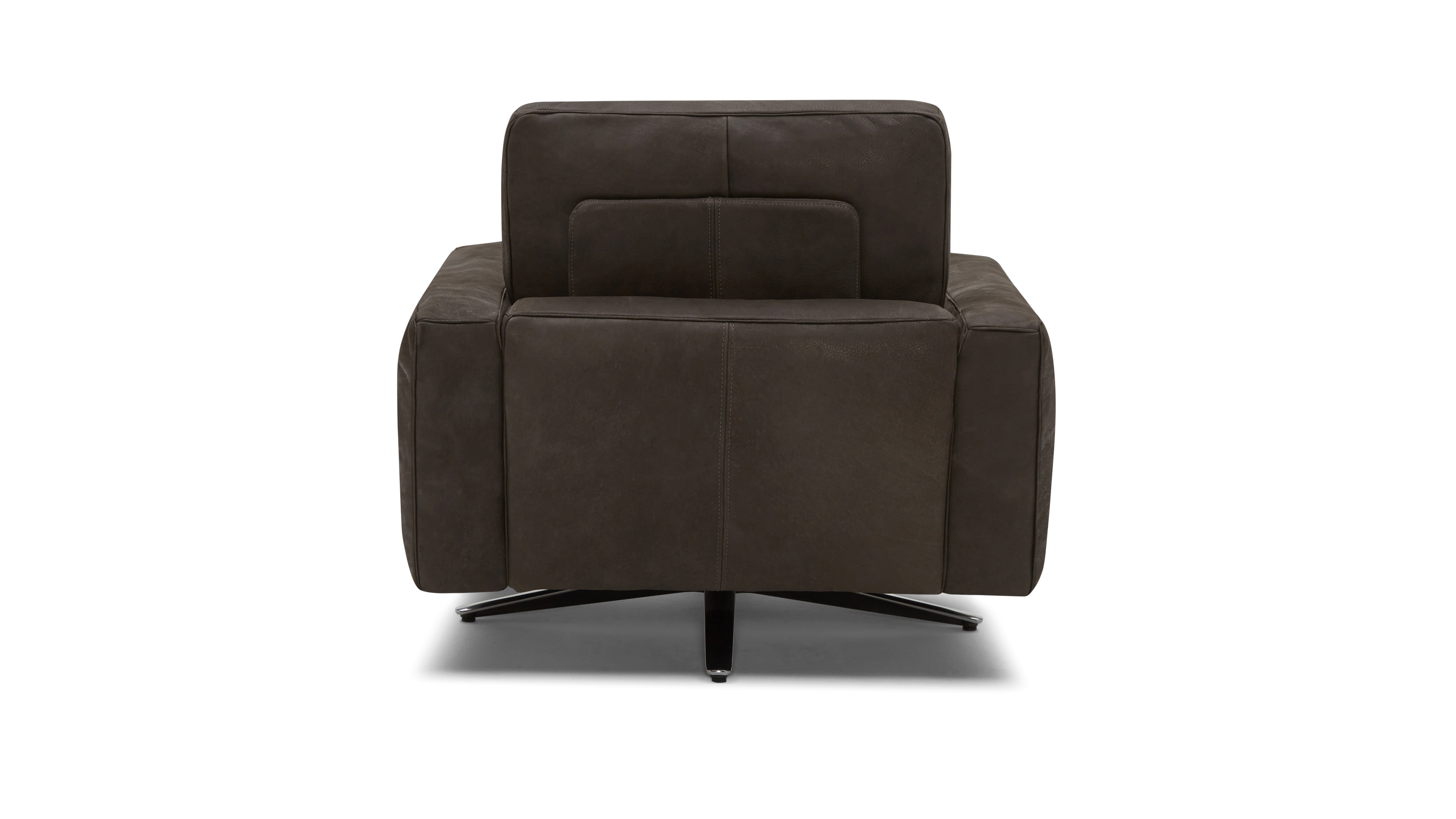 nova leather swivel chair toledo graphite