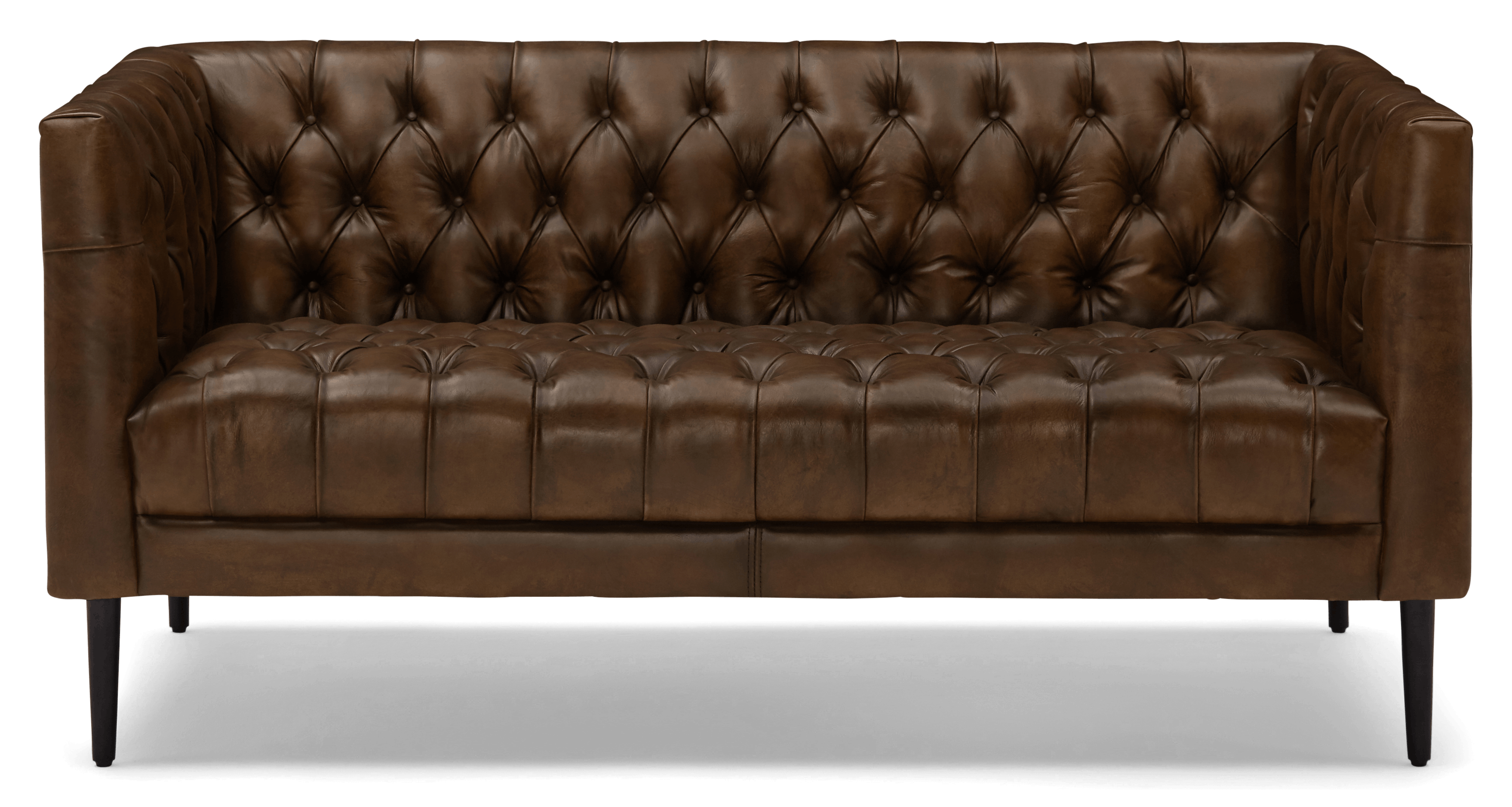 vaughn leather apartment sofa palermo coffee