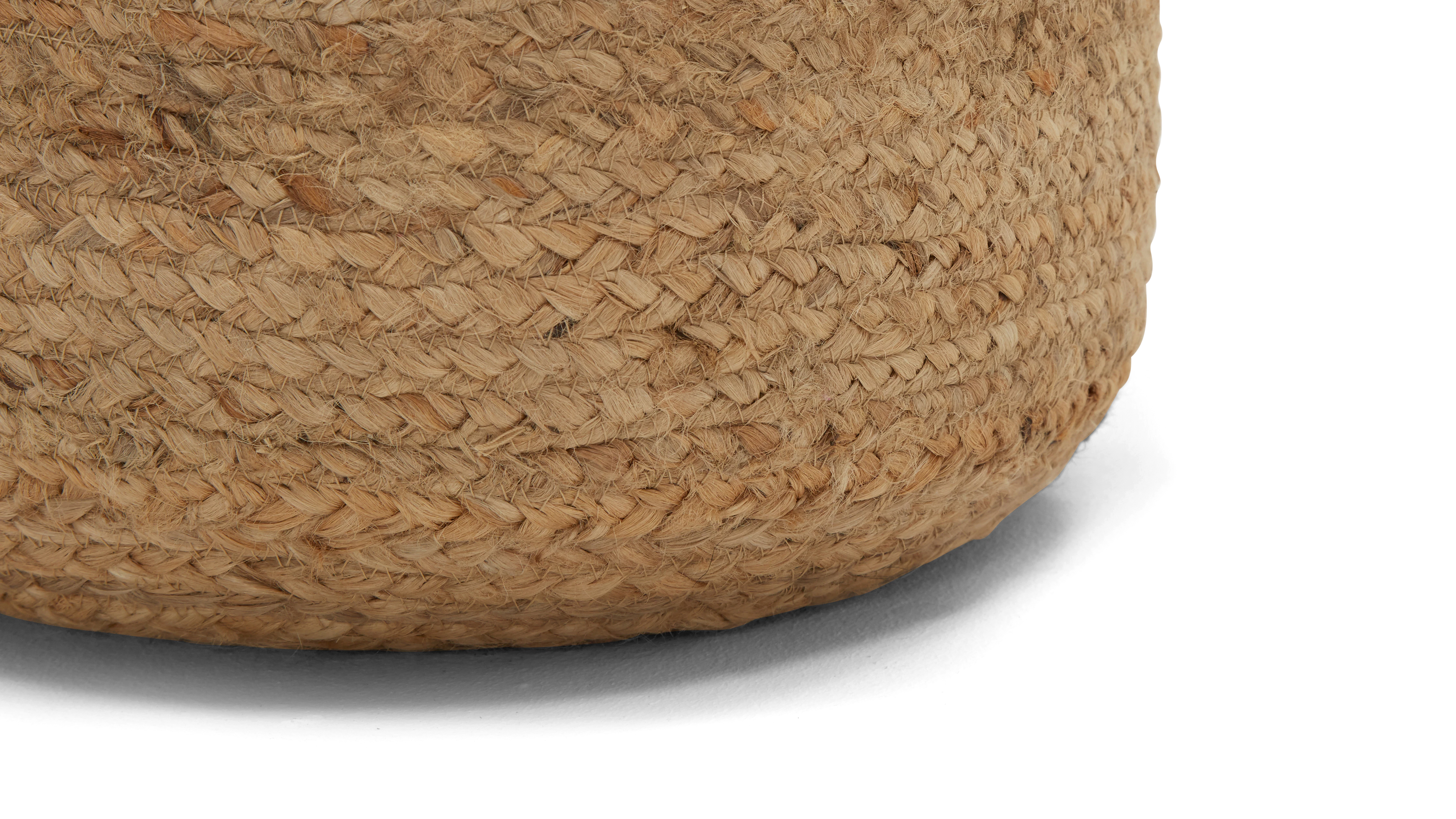 bari braided pouf