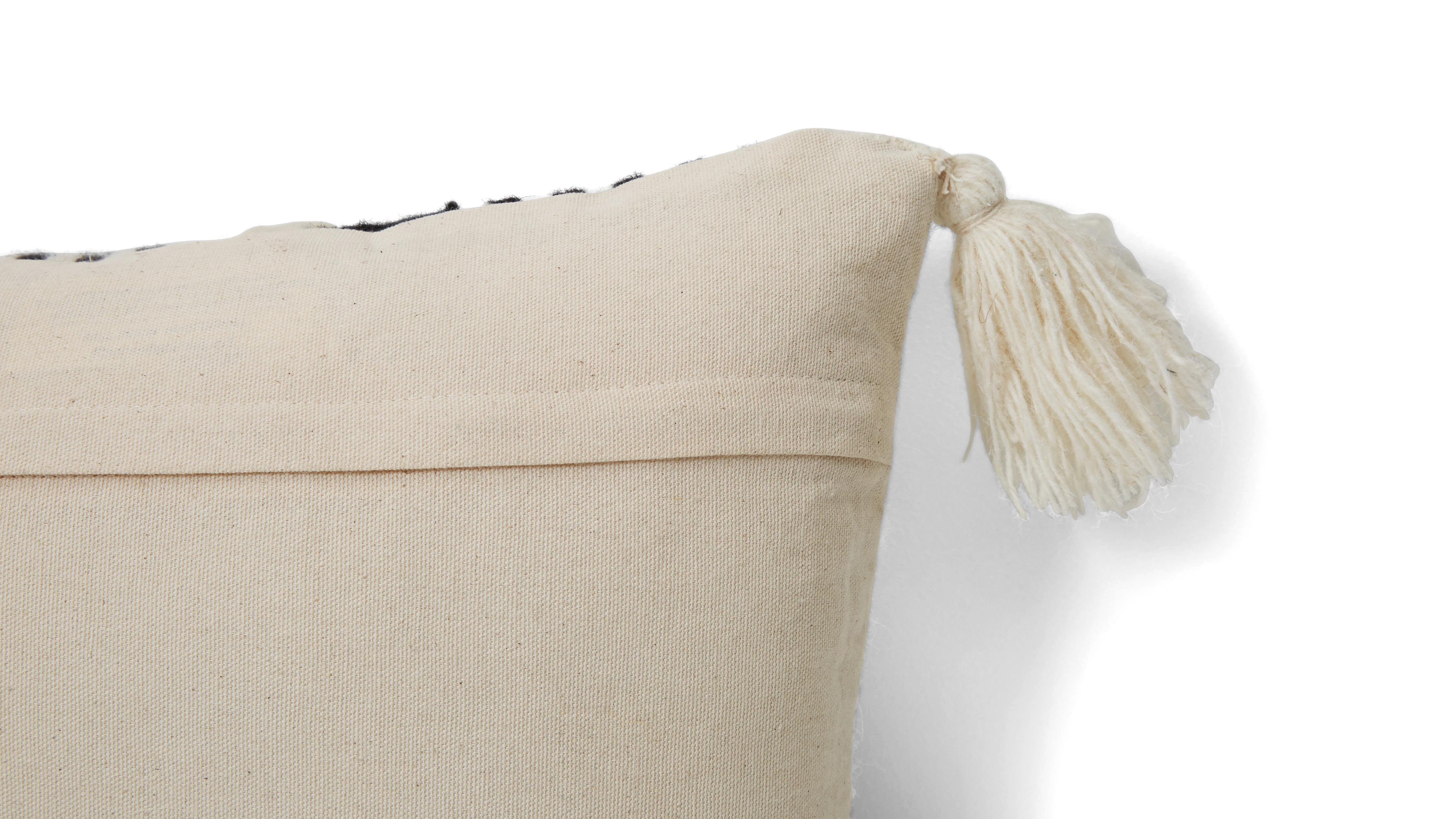 braided pink pillow