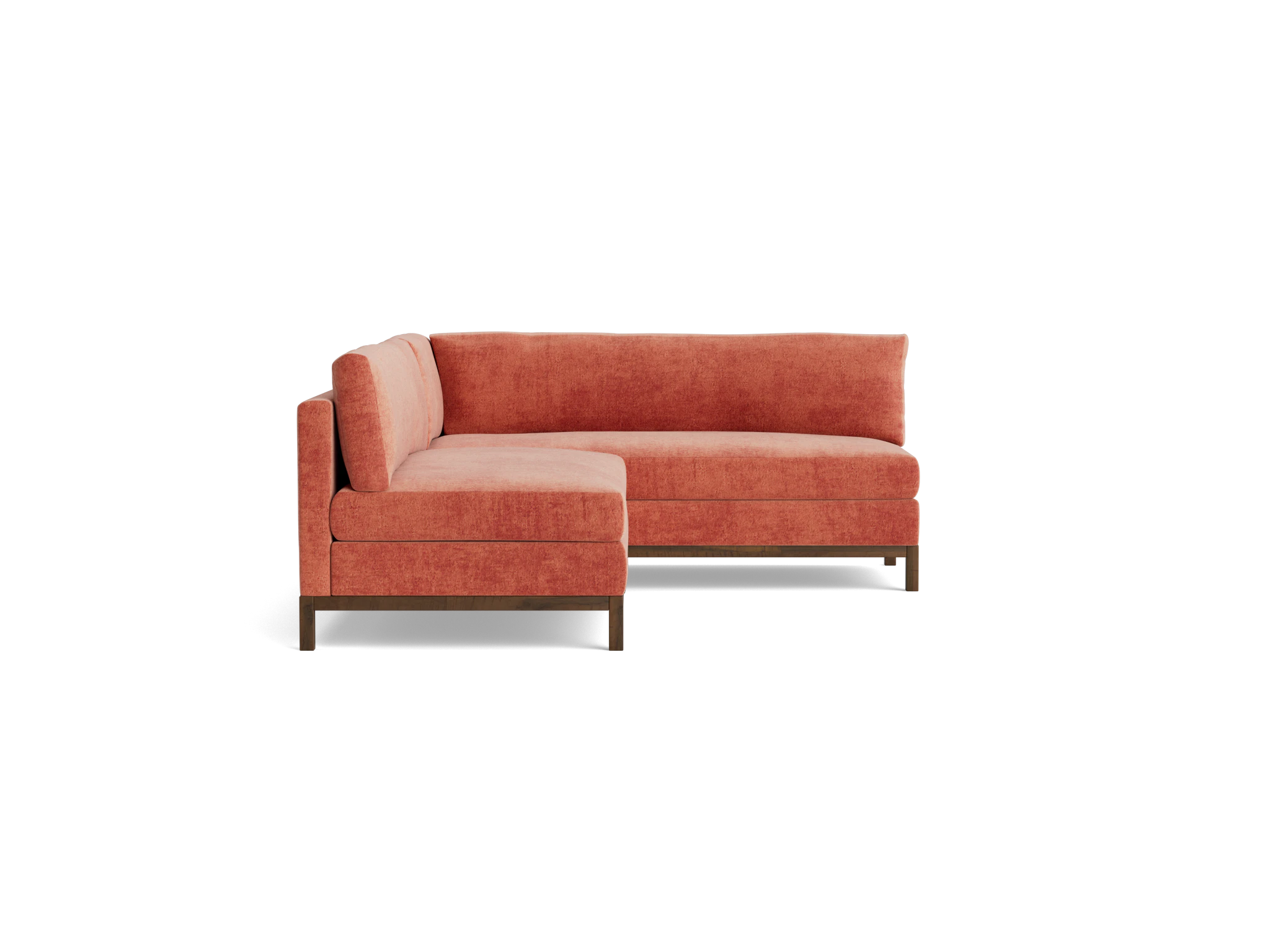 arwen corner sectional plush terra rose