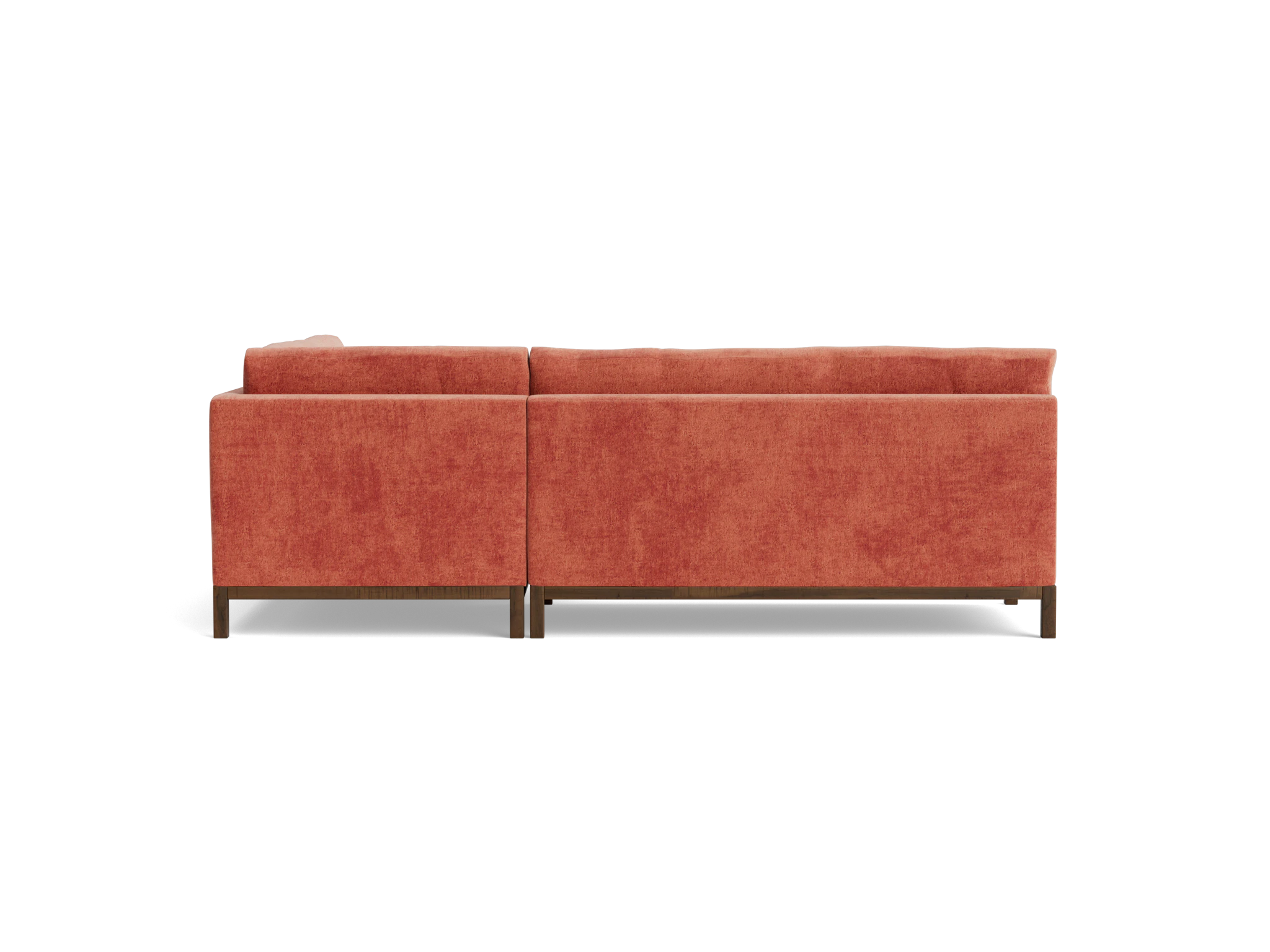arwen corner sectional plush terra rose