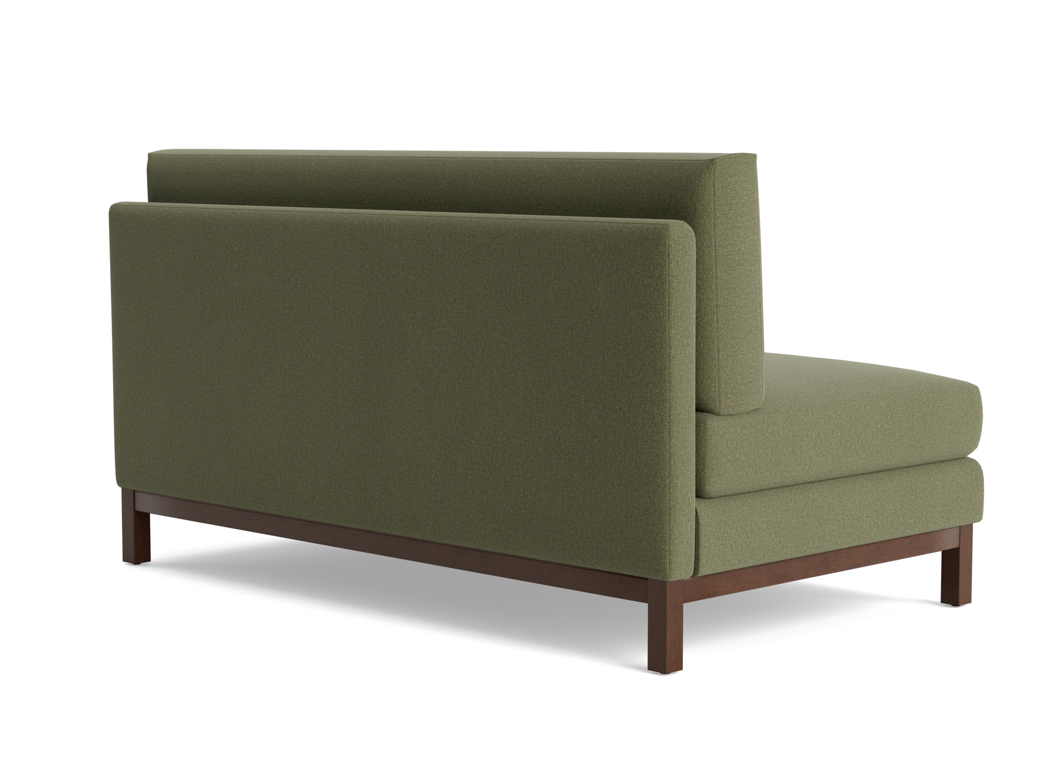 arwen armless sofa faithful olive