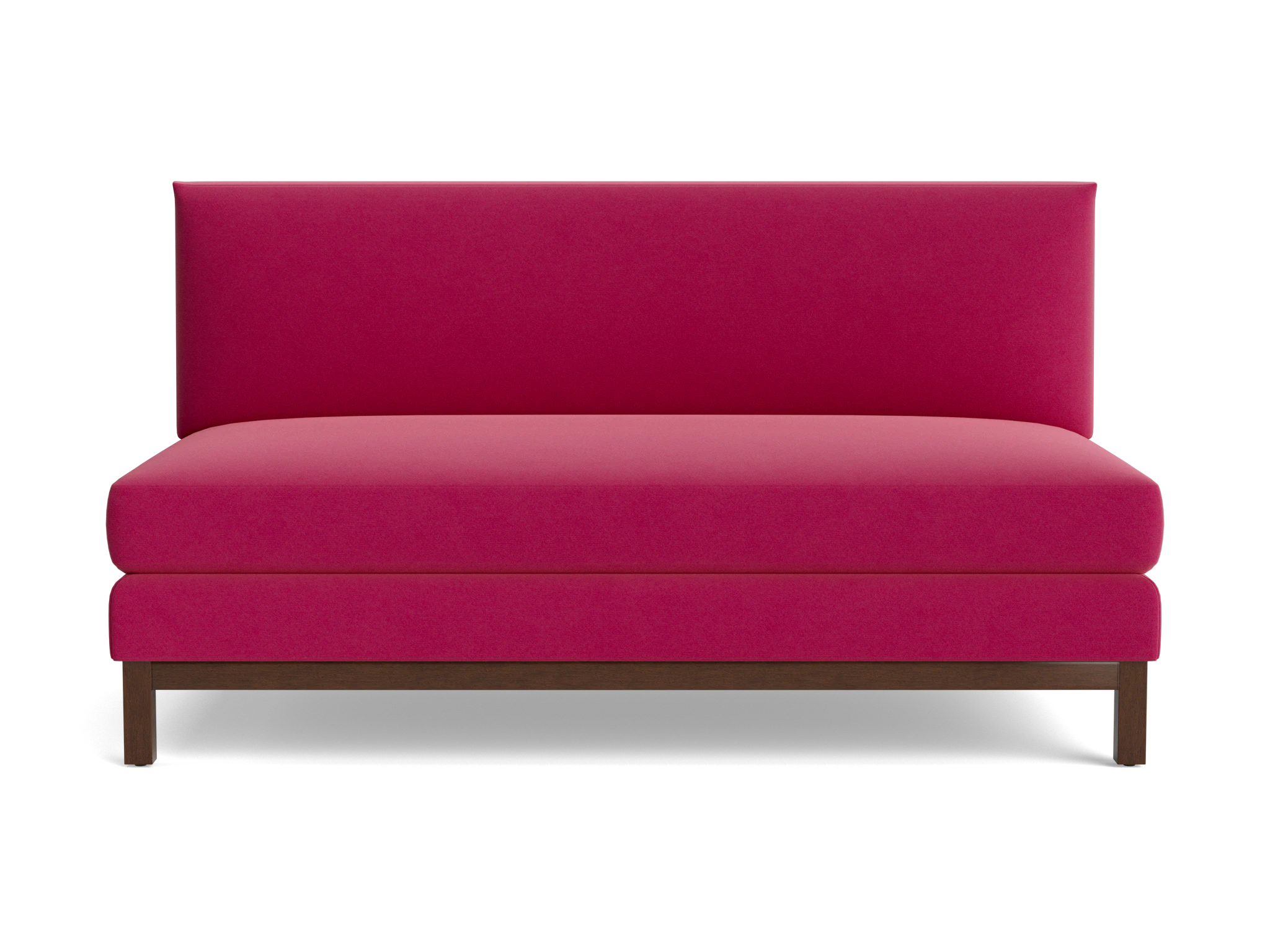 arwen armless sofa royale berry