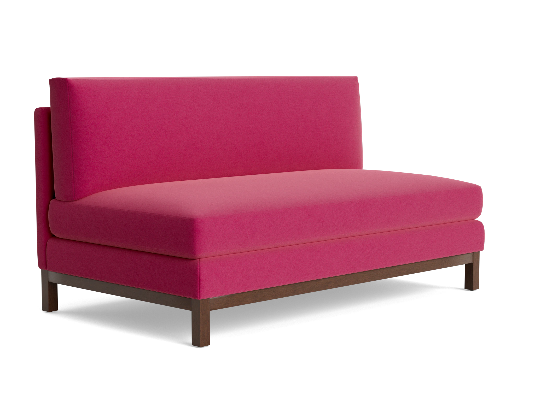 arwen armless sofa royale berry