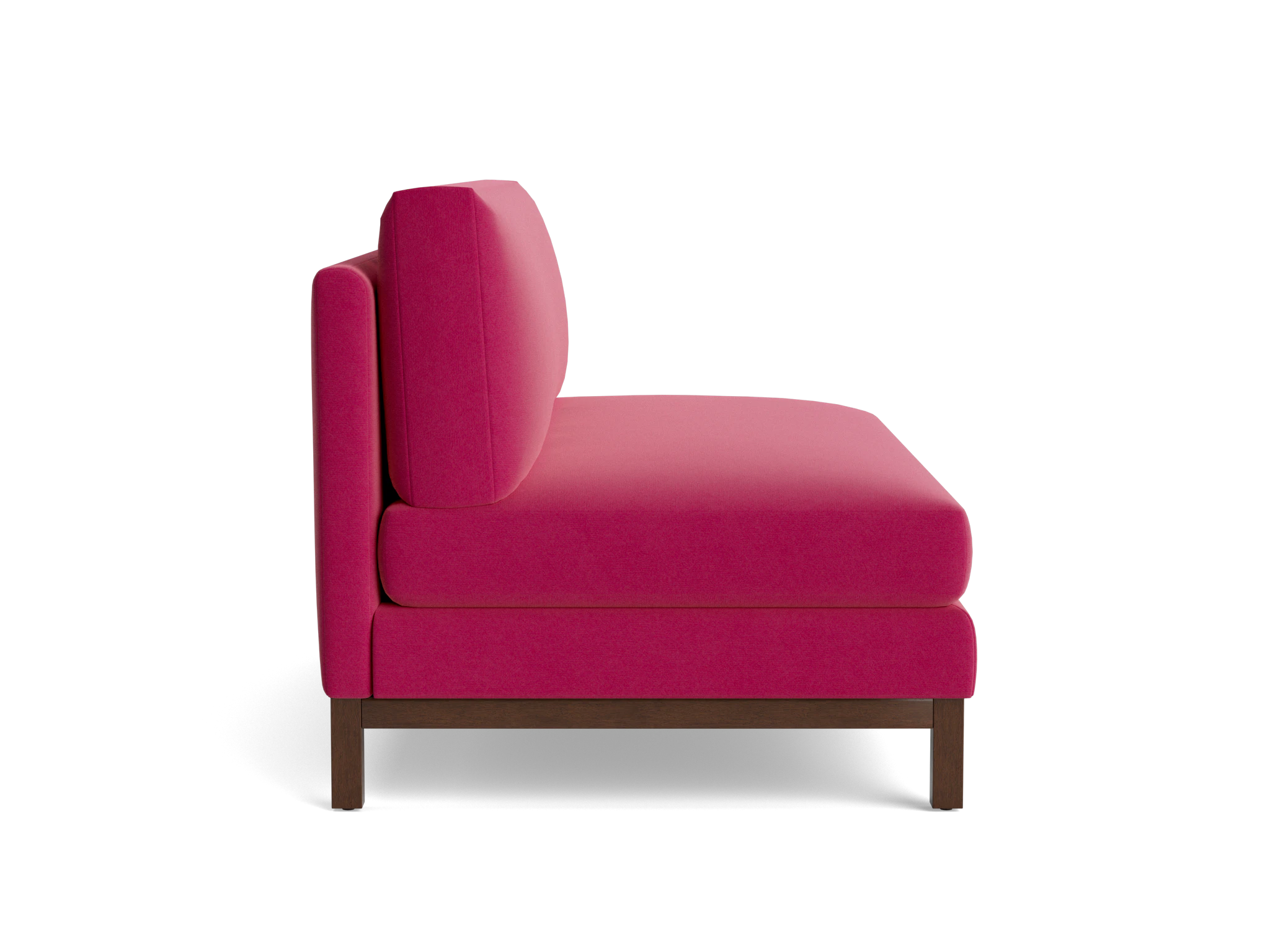 arwen armless sofa royale berry