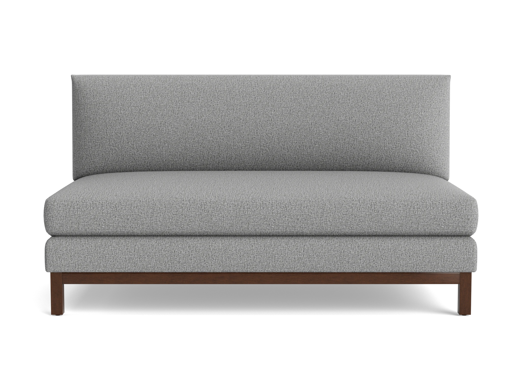 arwen armless sofa taylor felt gray
