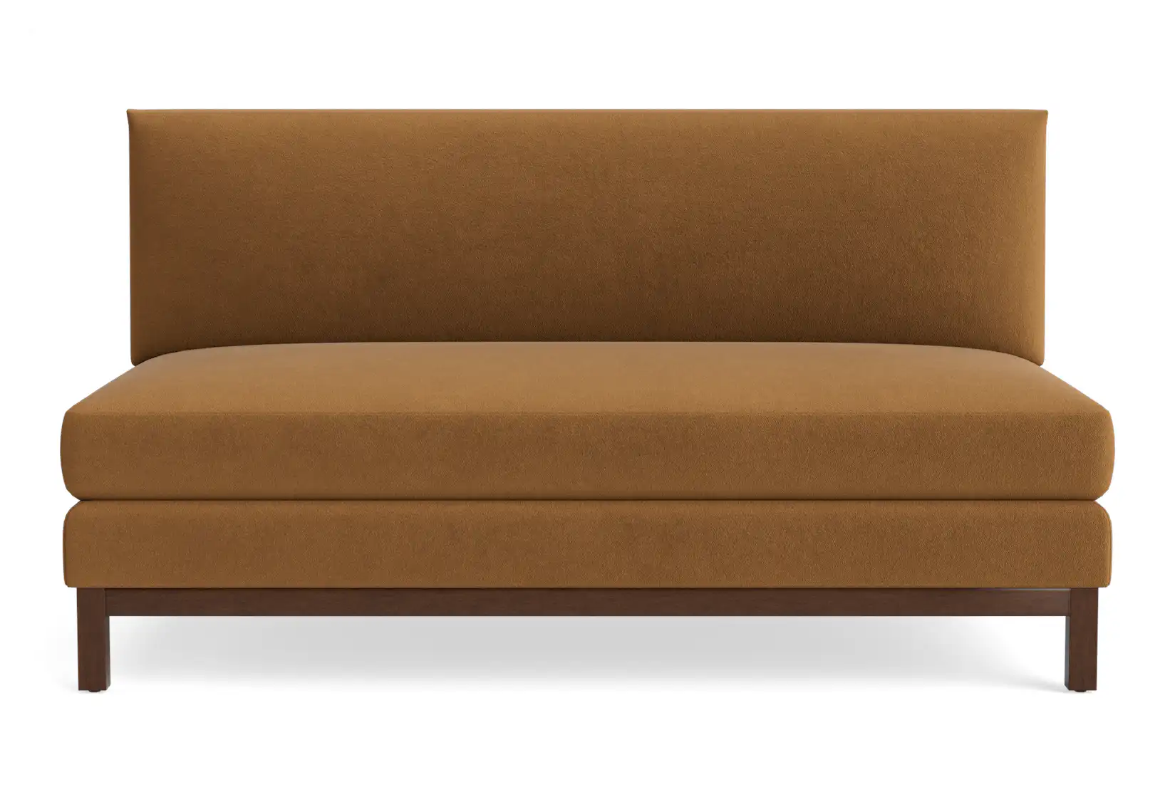 arwen armless sofa banks nutmeg