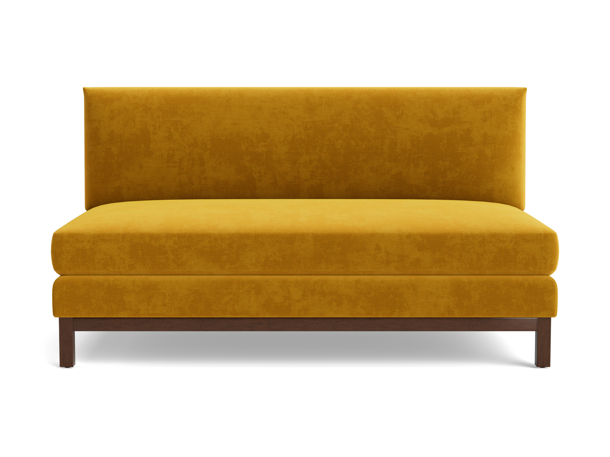 arwen armless sofa harper amber gold