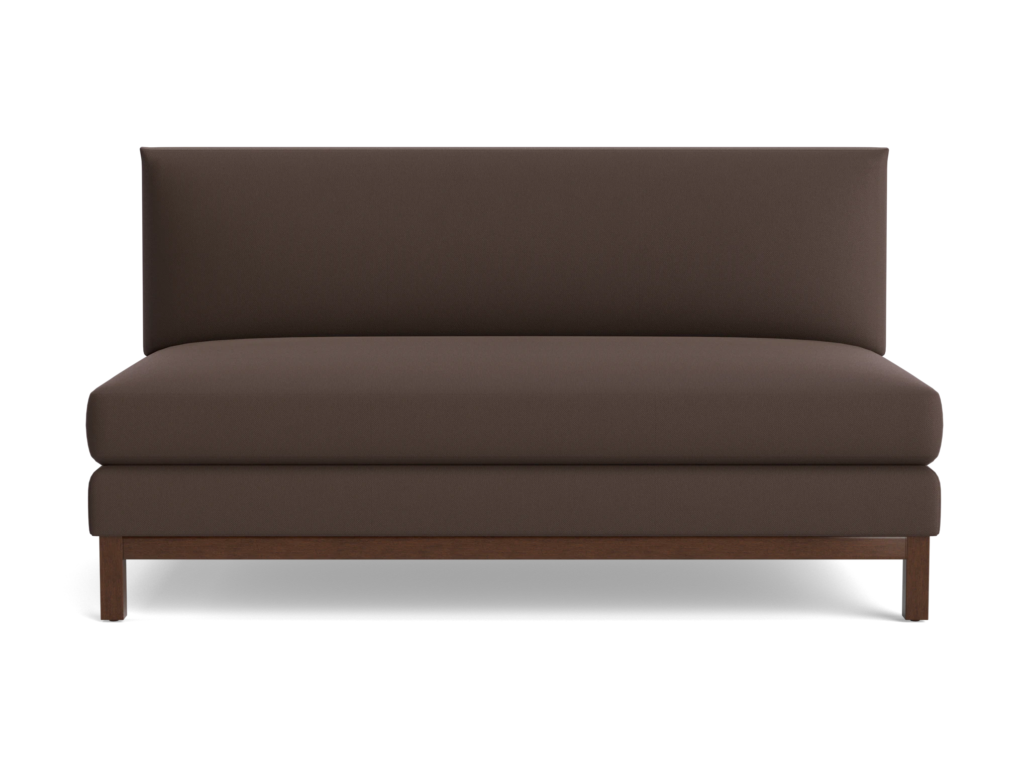 arwen armless sofa washed california shadow