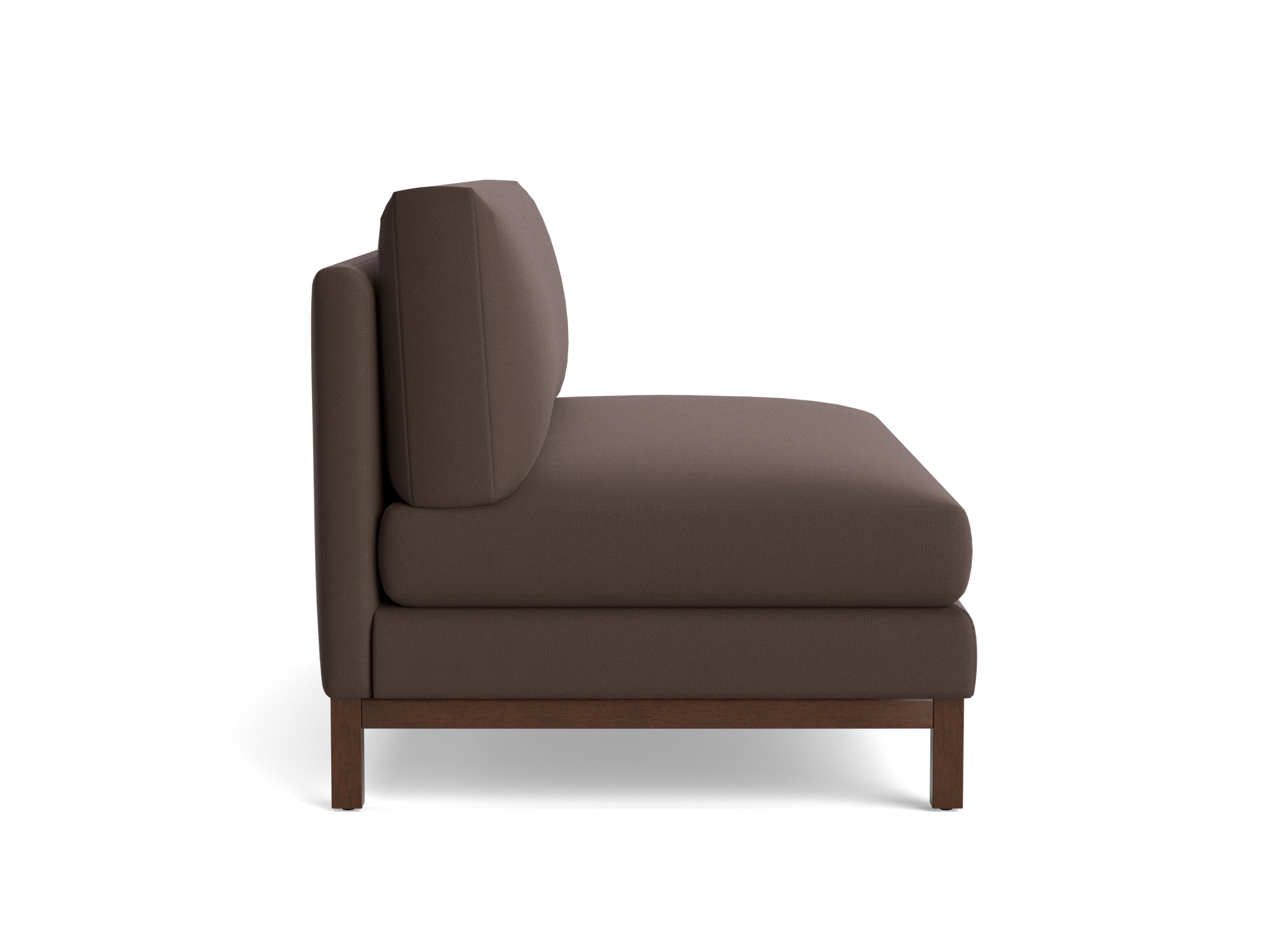 arwen armless sofa washed california shadow