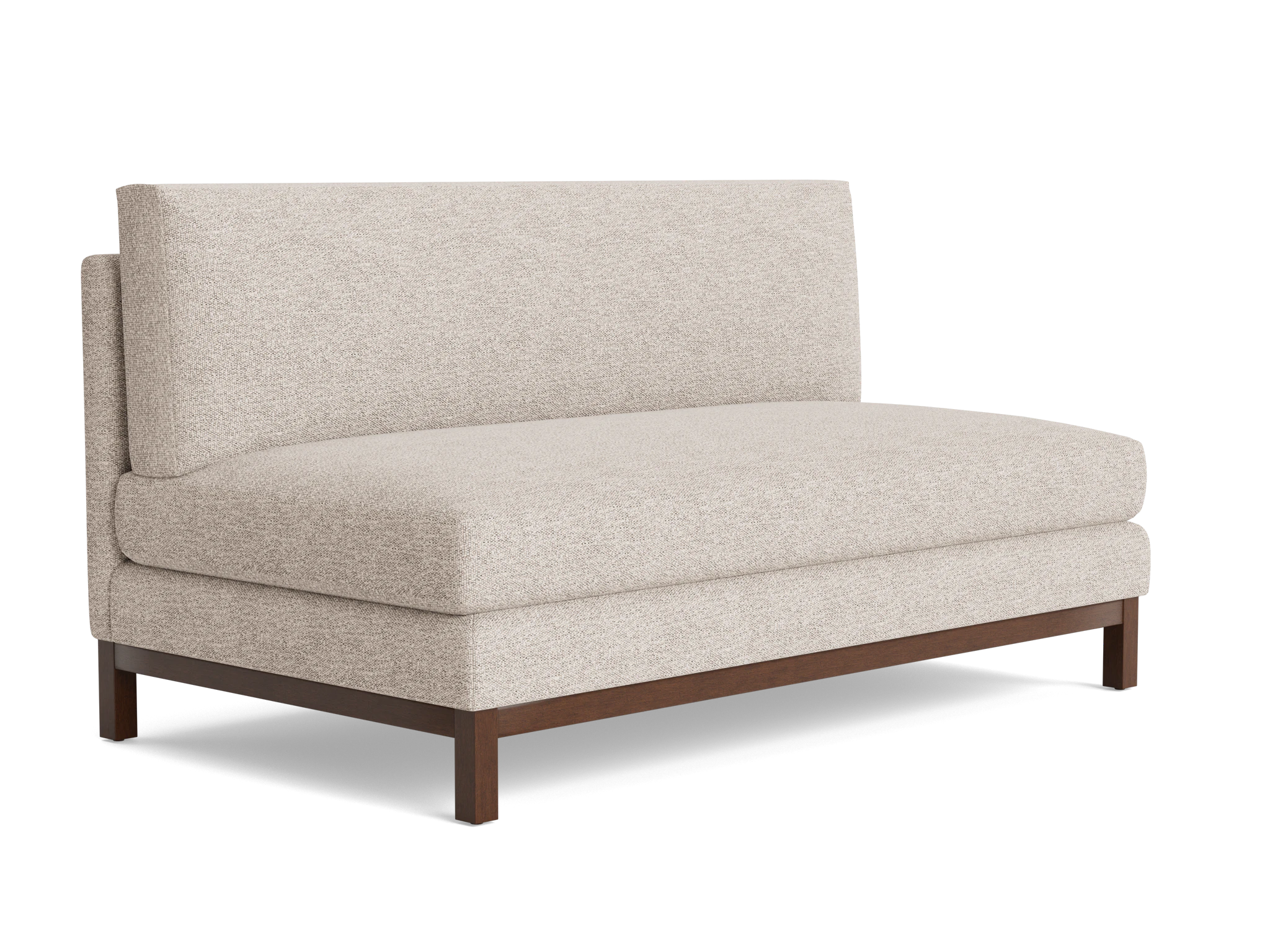 arwen armless sofa borough cotton