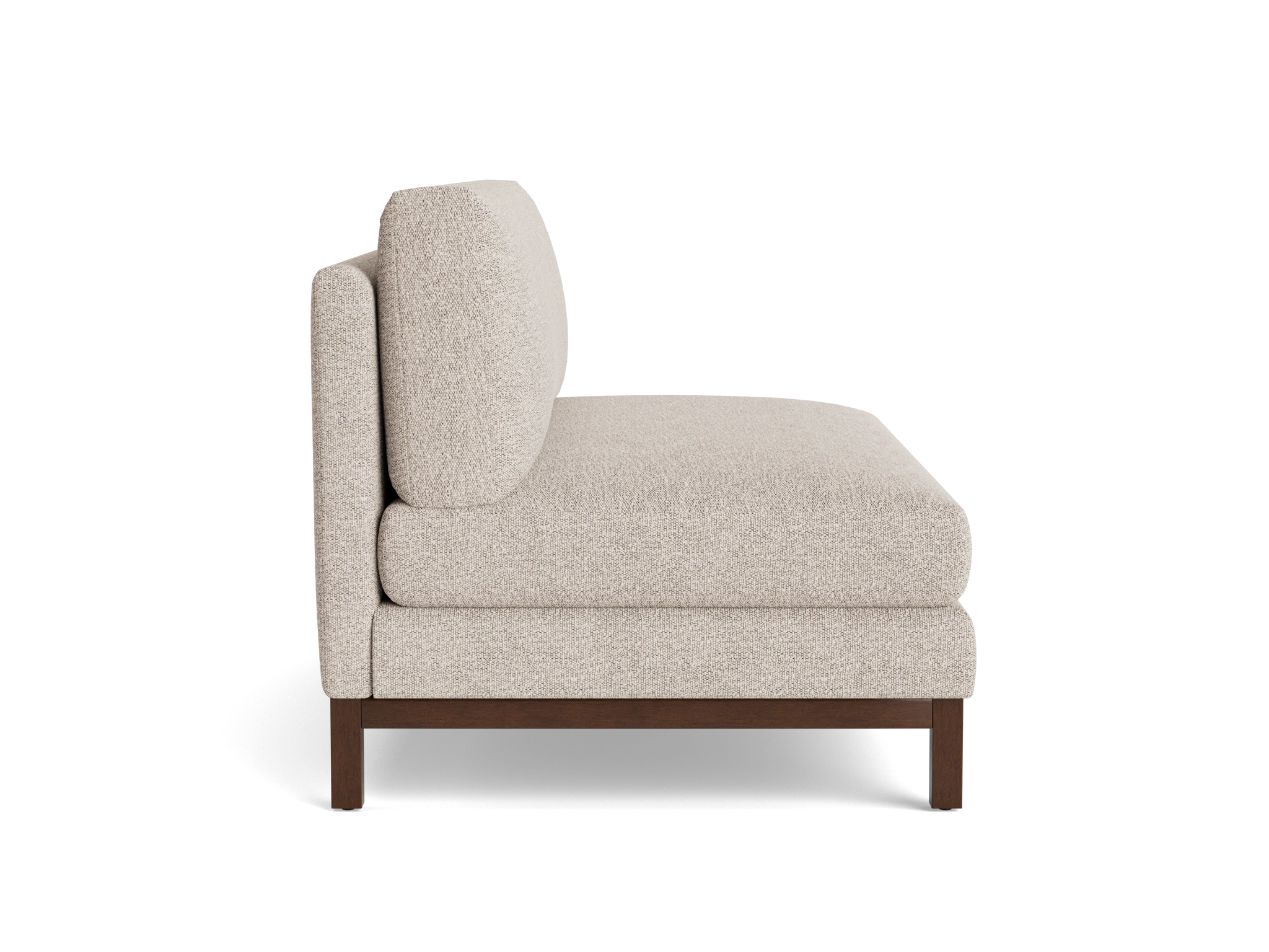 arwen armless sofa borough cotton