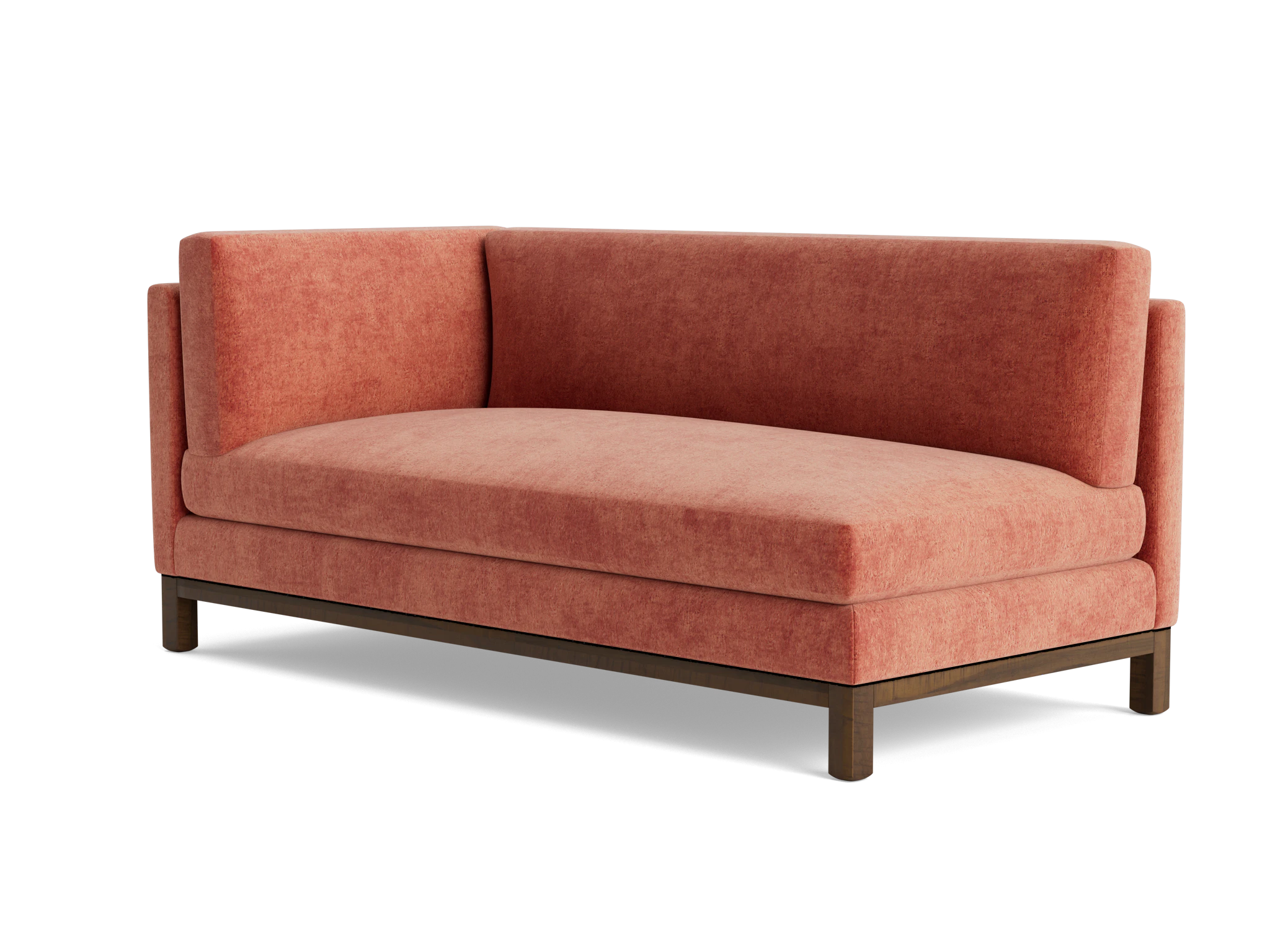 arwen bumper chaise plush terra rose