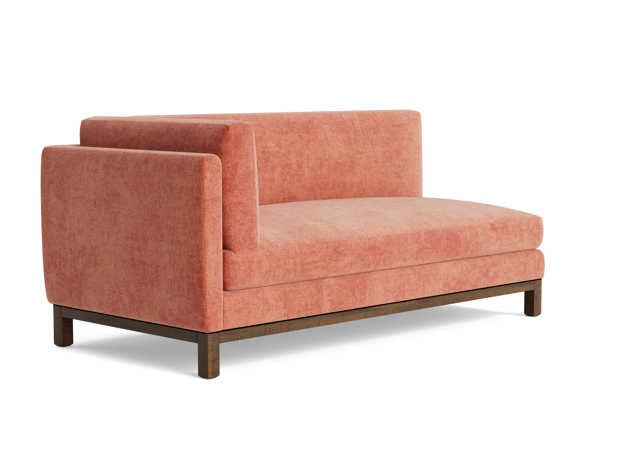 arwen bumper chaise plush terra rose