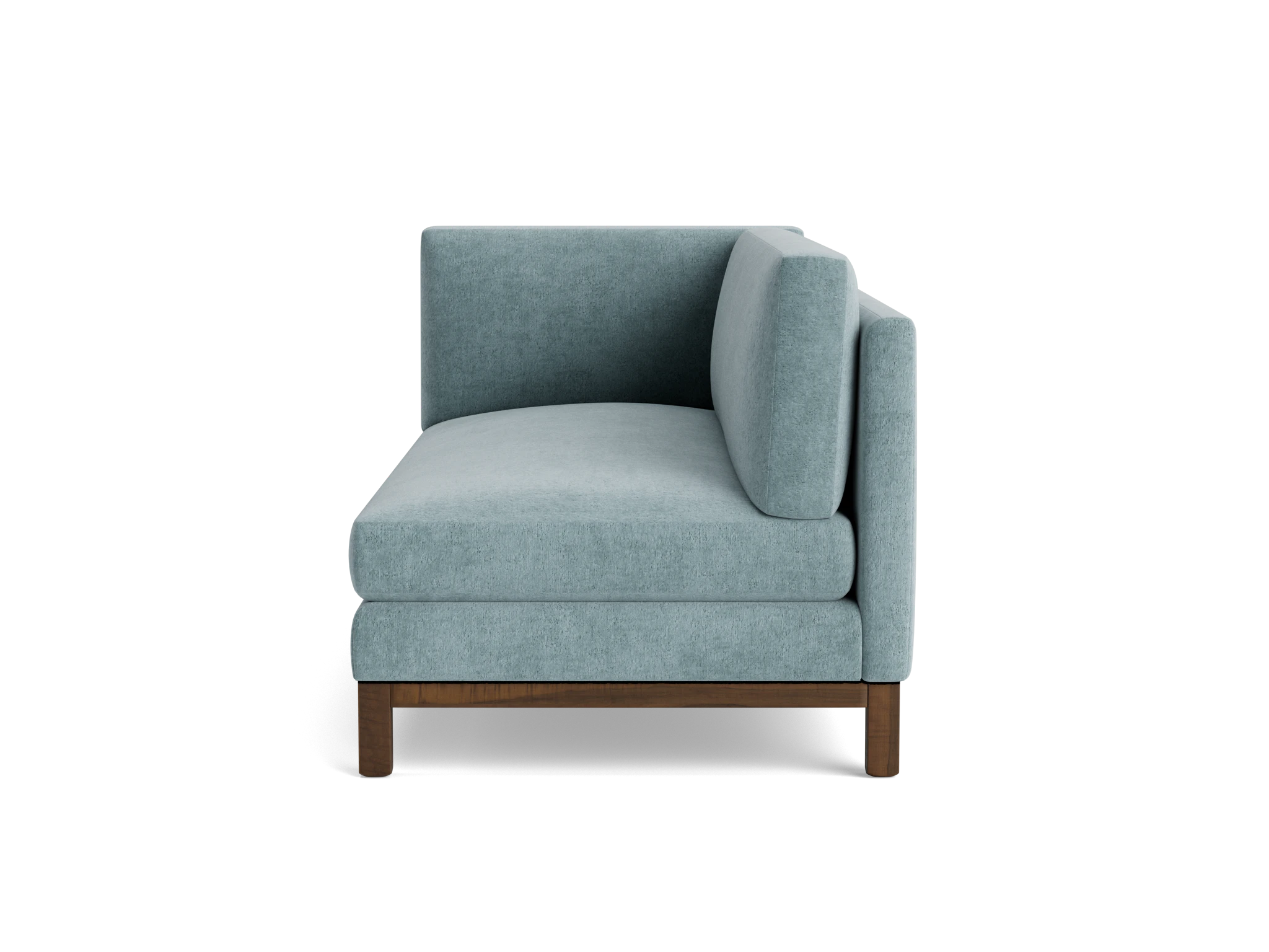 arwen bumper chaise plush mist