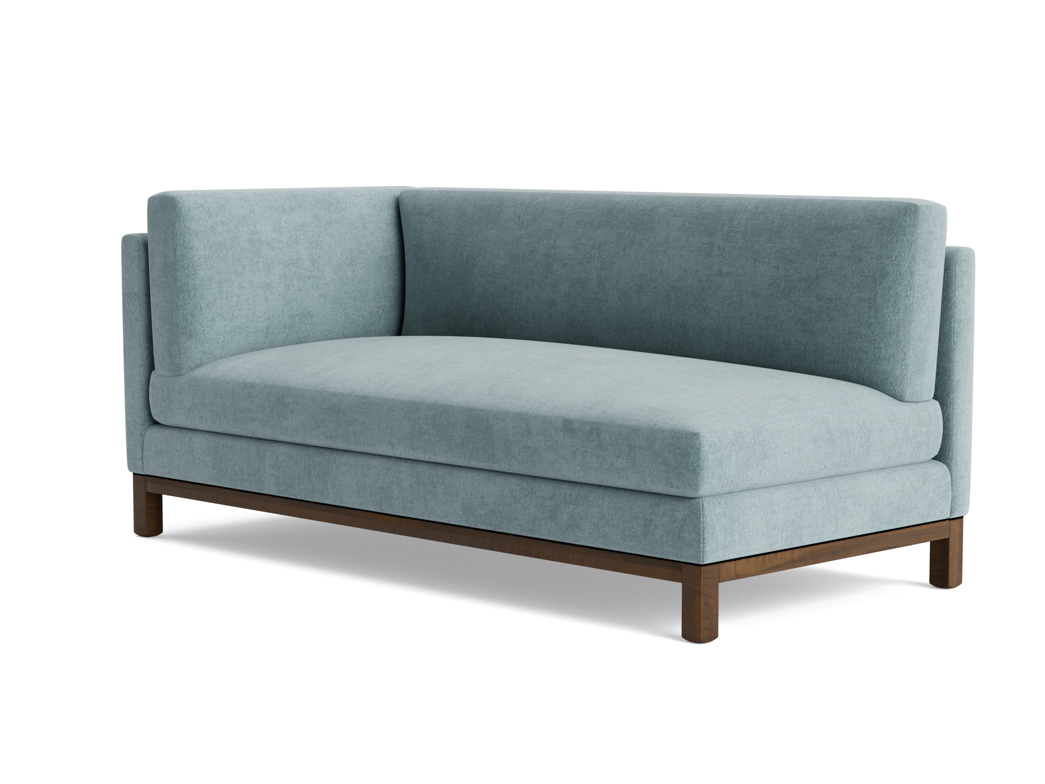 arwen bumper chaise plush mist