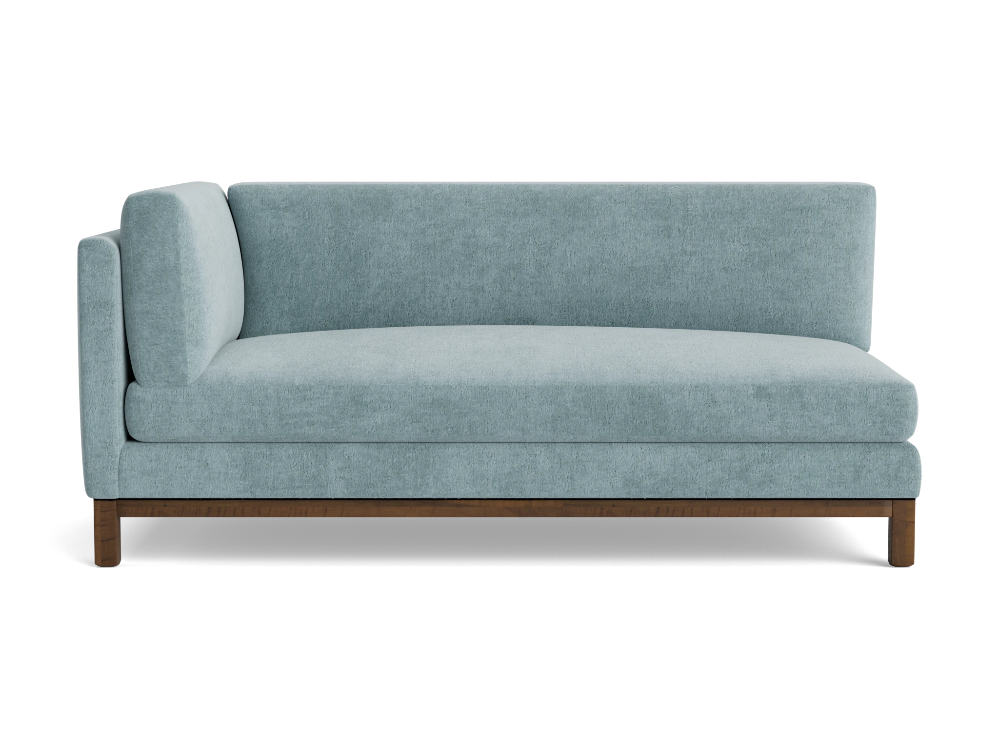 arwen bumper chaise plush mist