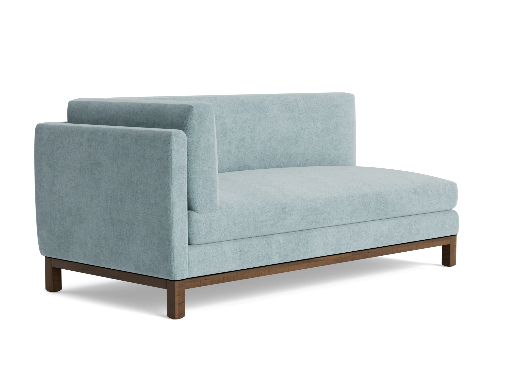 arwen bumper chaise plush mist