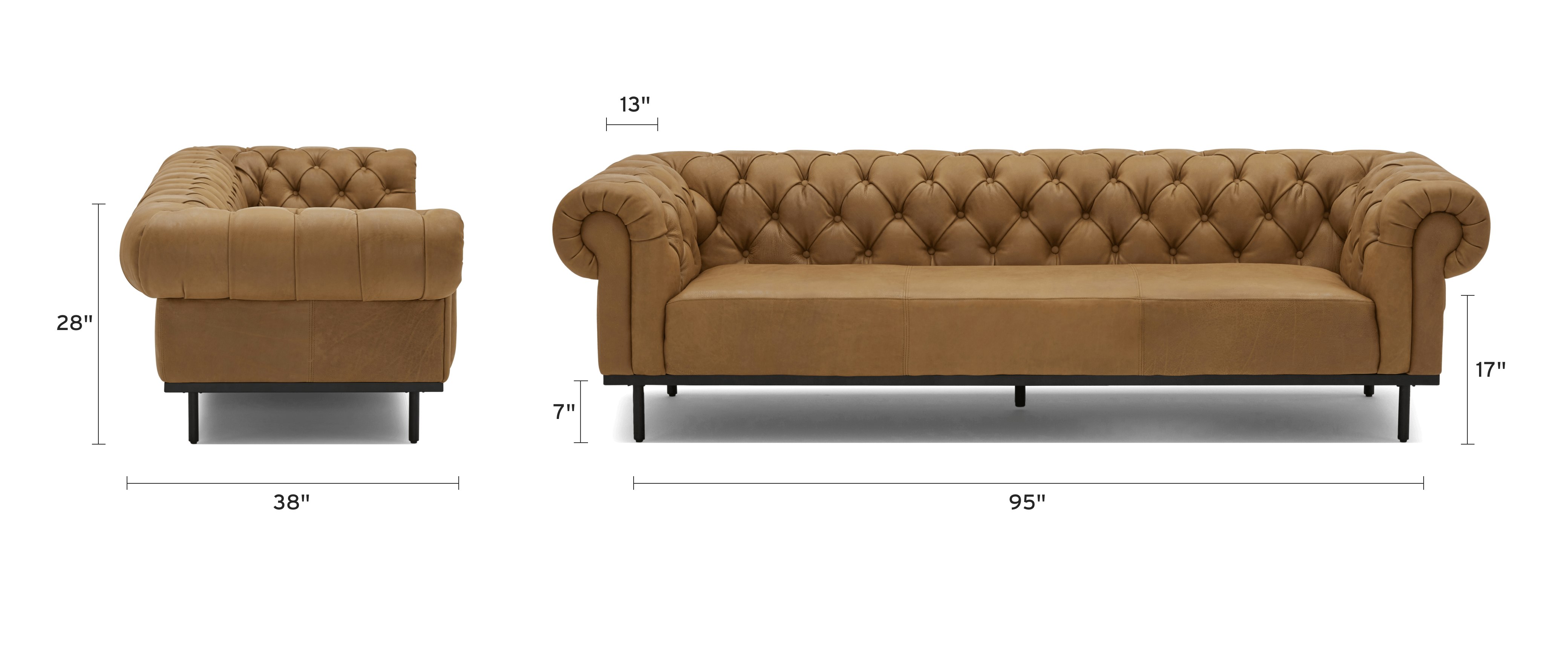 bree leather sofa