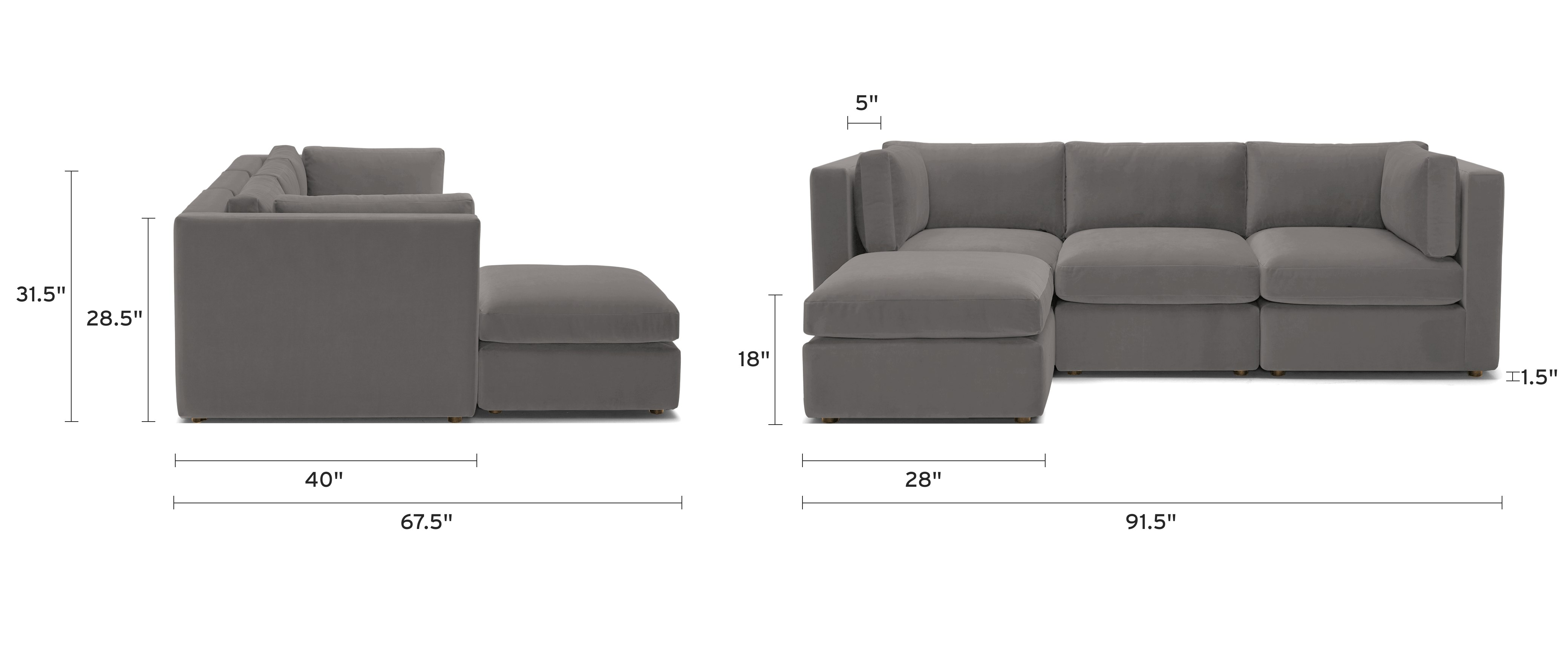 Daya Modular Sectional Joybird