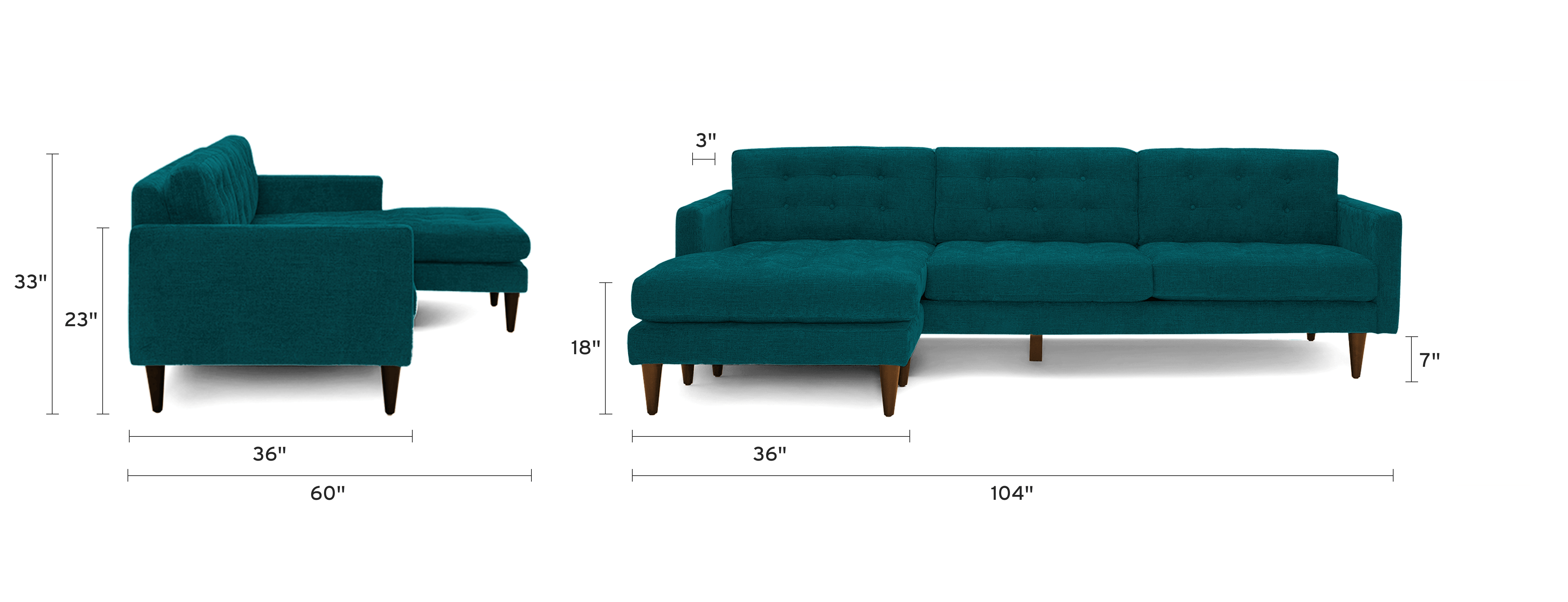 Eliot Reversible Sectional Joybird