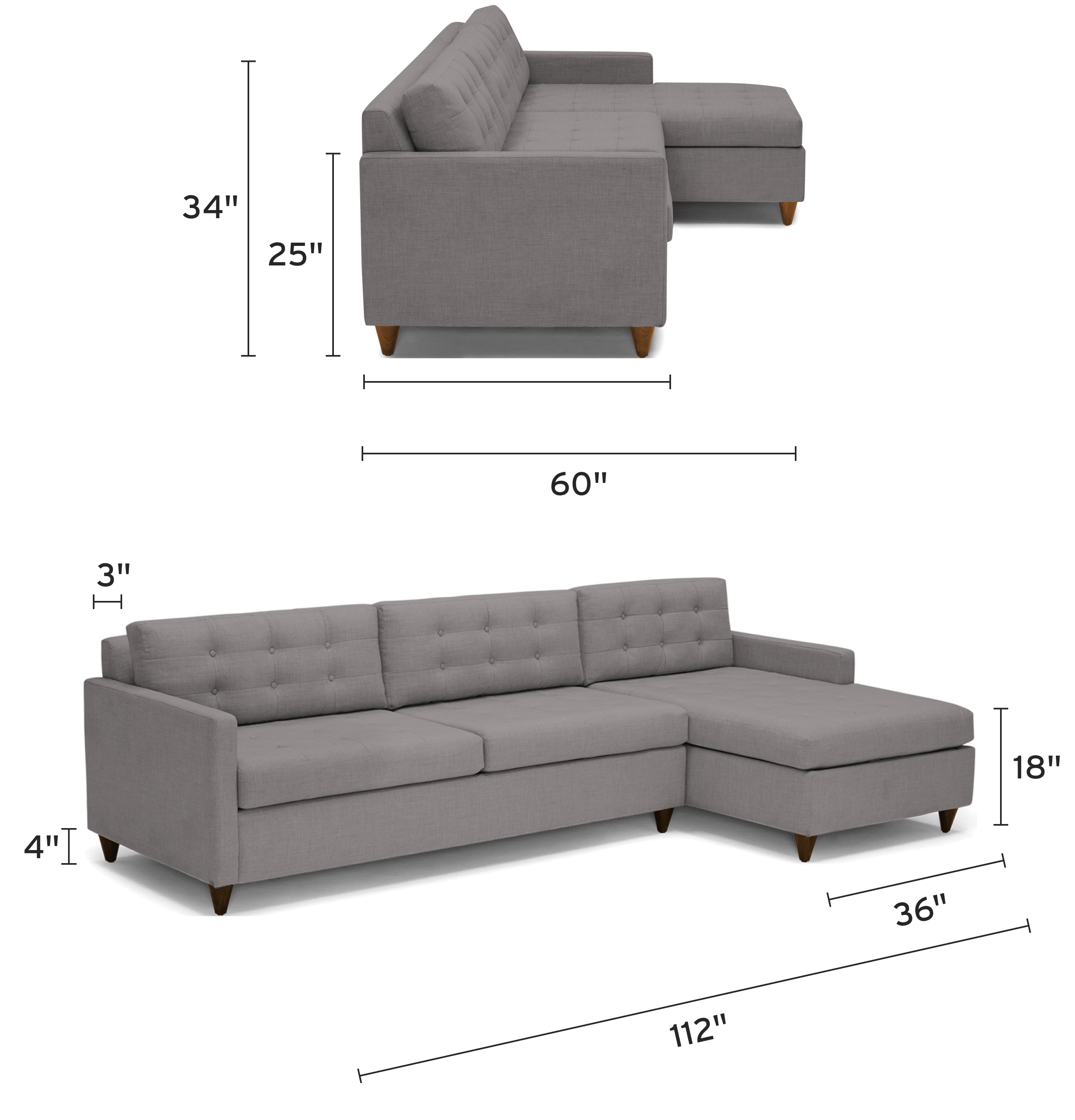 eliot sleeper sectional with storage