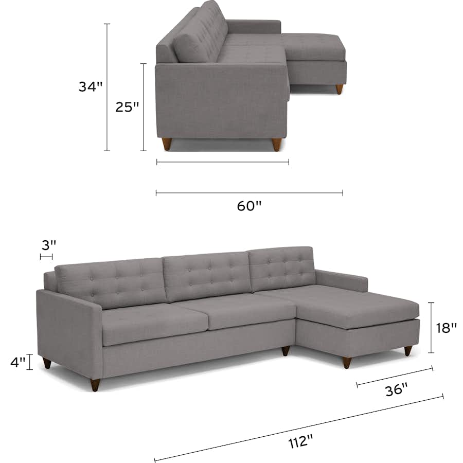 eliot sleeper sectional with storage mobile