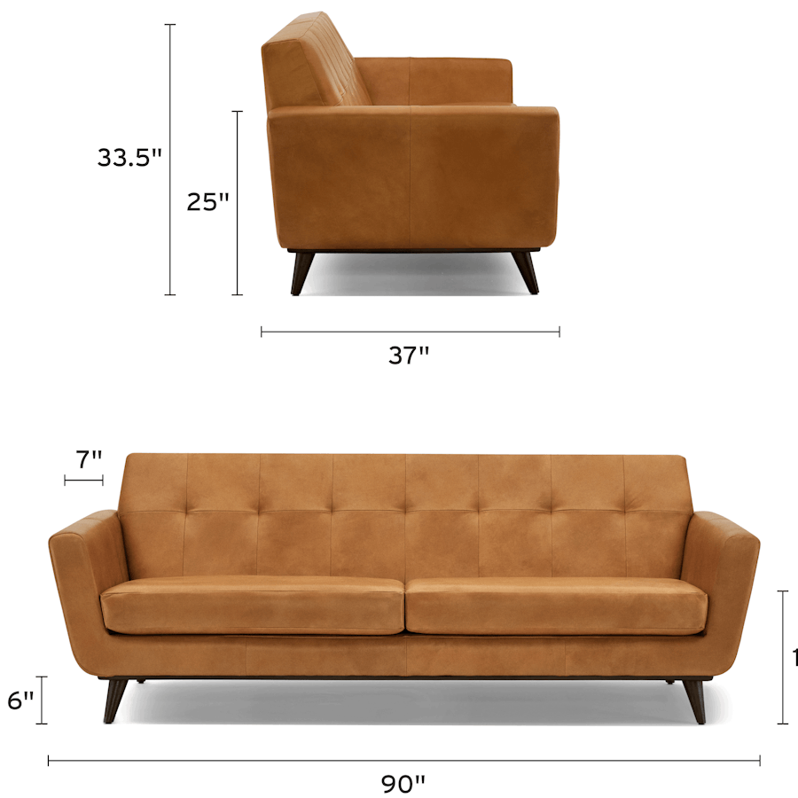 Hughes Leather Sofa Joybird