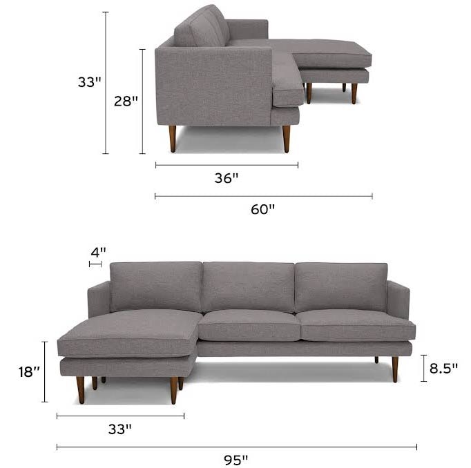Joybird preston reversible sectional online