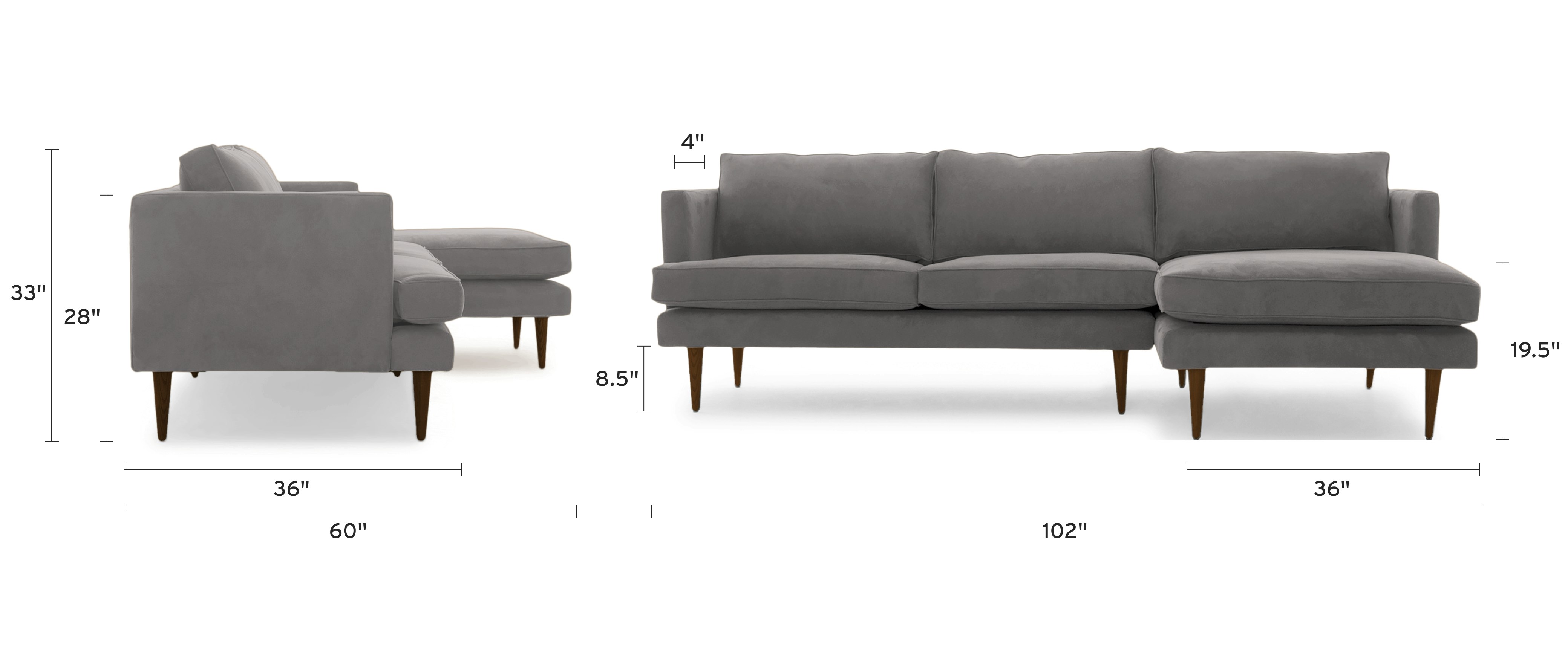 preston sectional dimensional image
