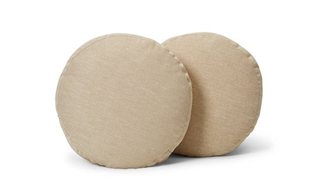 Decorative Round Pillows (Set of 2)