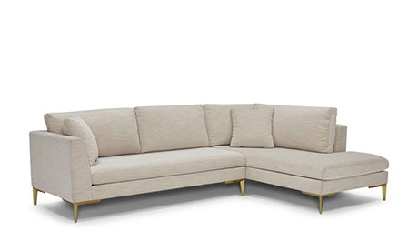 Ainsley Sectional with Bumper
