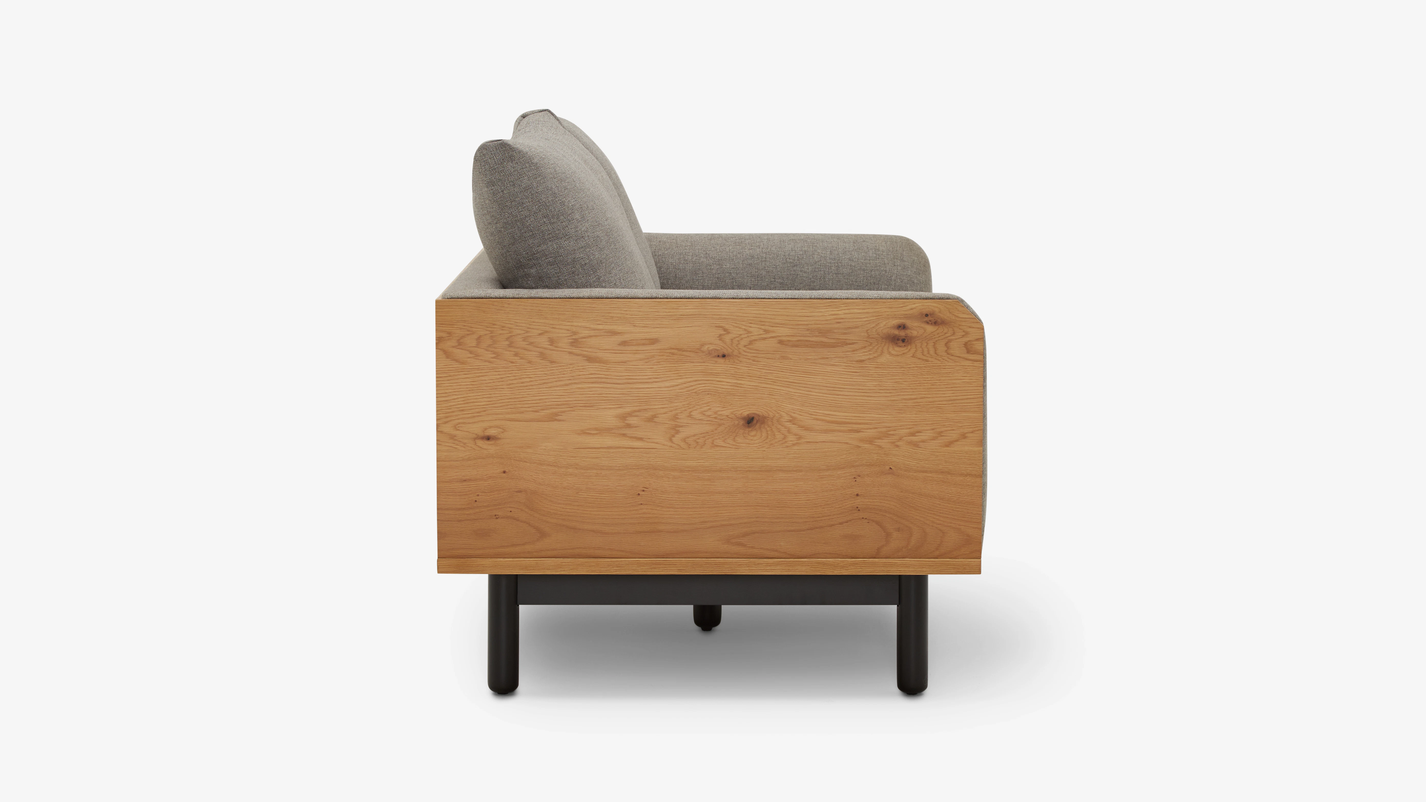 Brin Loveseat Taylor Felt Grey