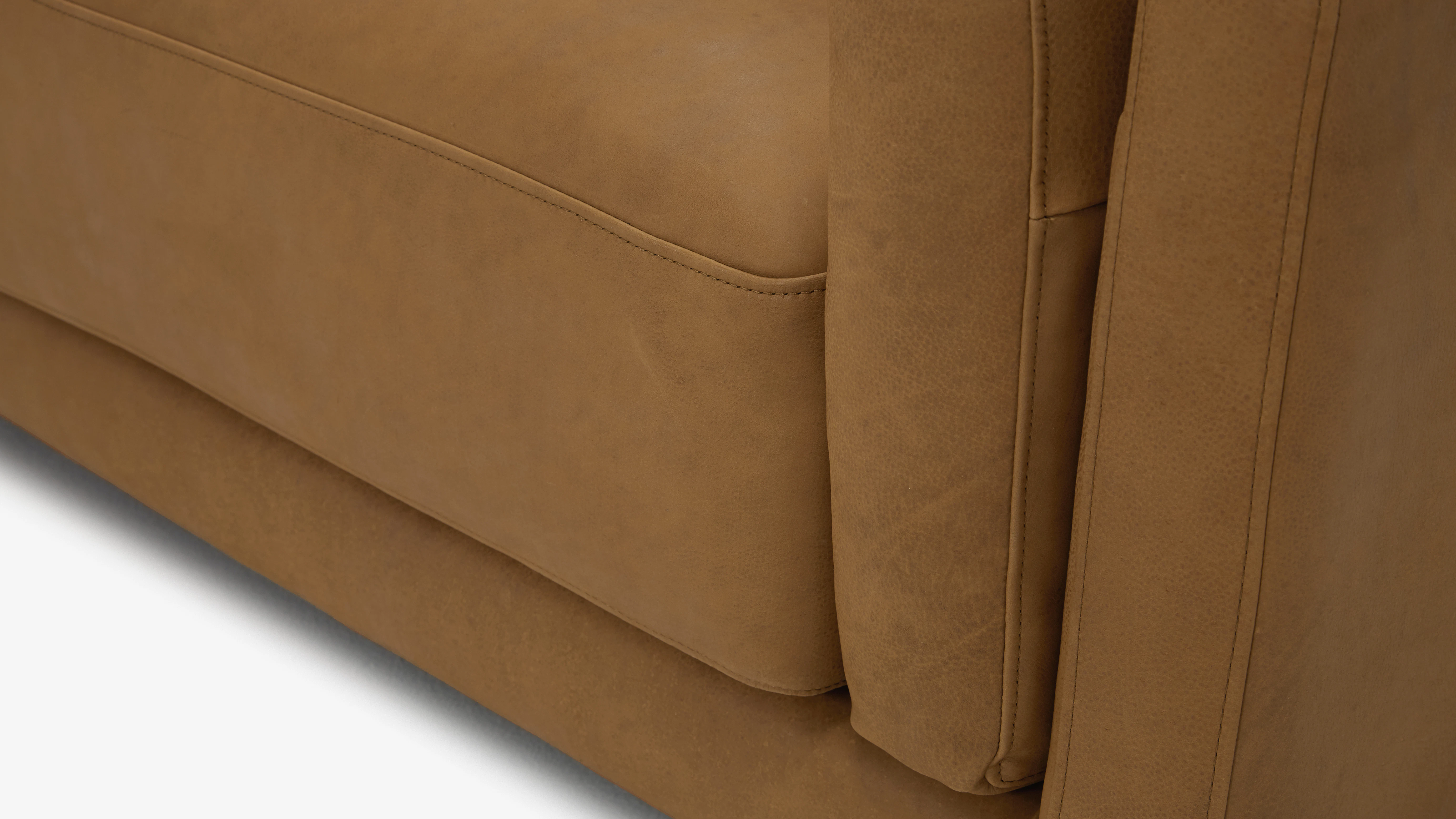 Henri Leather Sofa Toledo Camel
